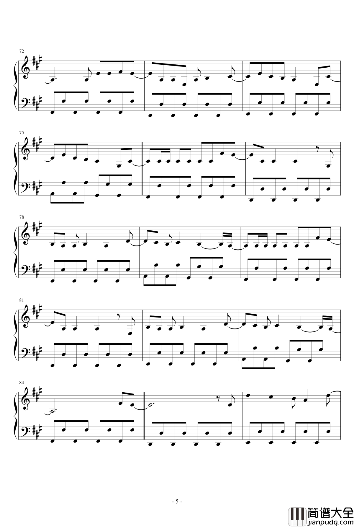 明日夜空的巡逻班钢琴谱_アスノヨゾラ哨戒班