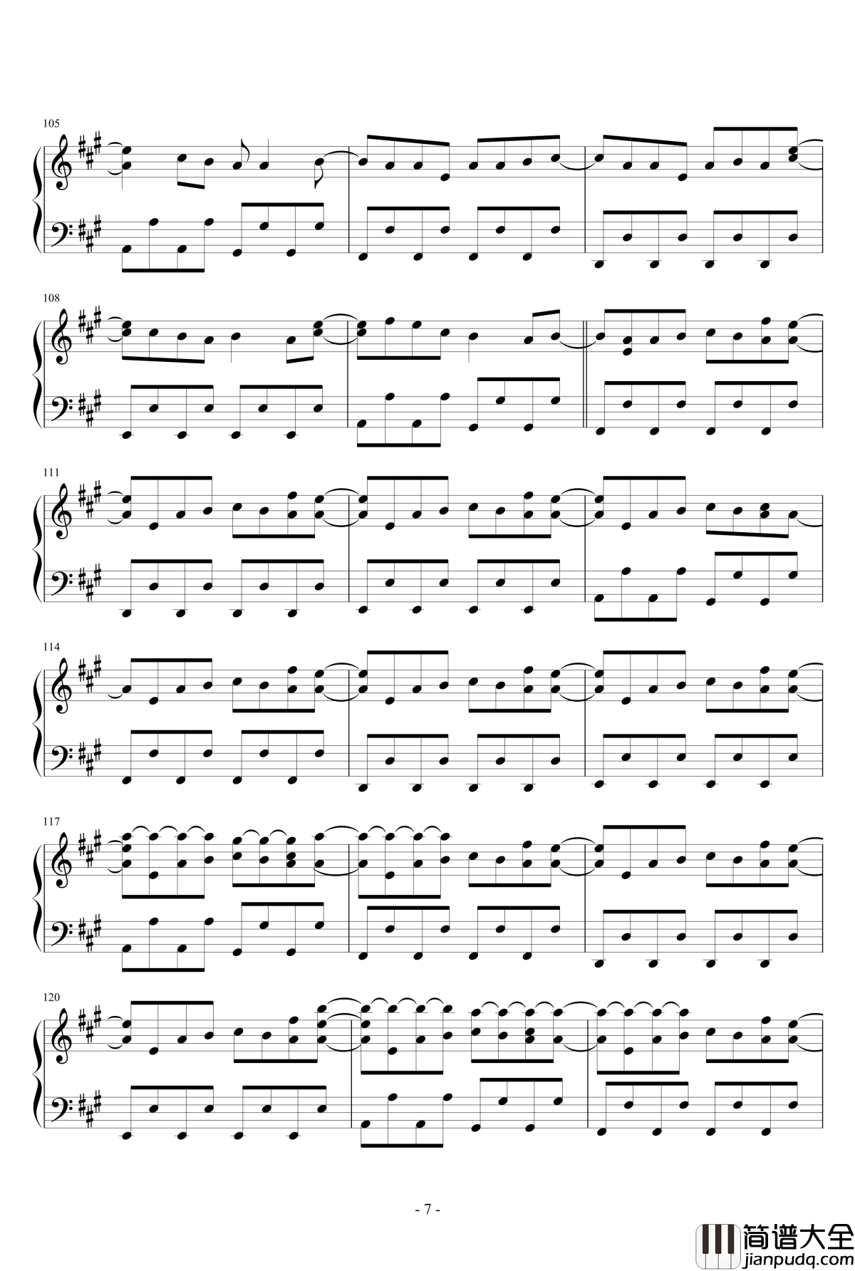 明日夜空的巡逻班钢琴谱_アスノヨゾラ哨戒班