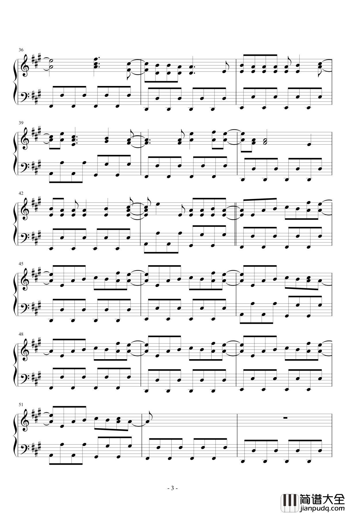 明日夜空的巡逻班钢琴谱_アスノヨゾラ哨戒班