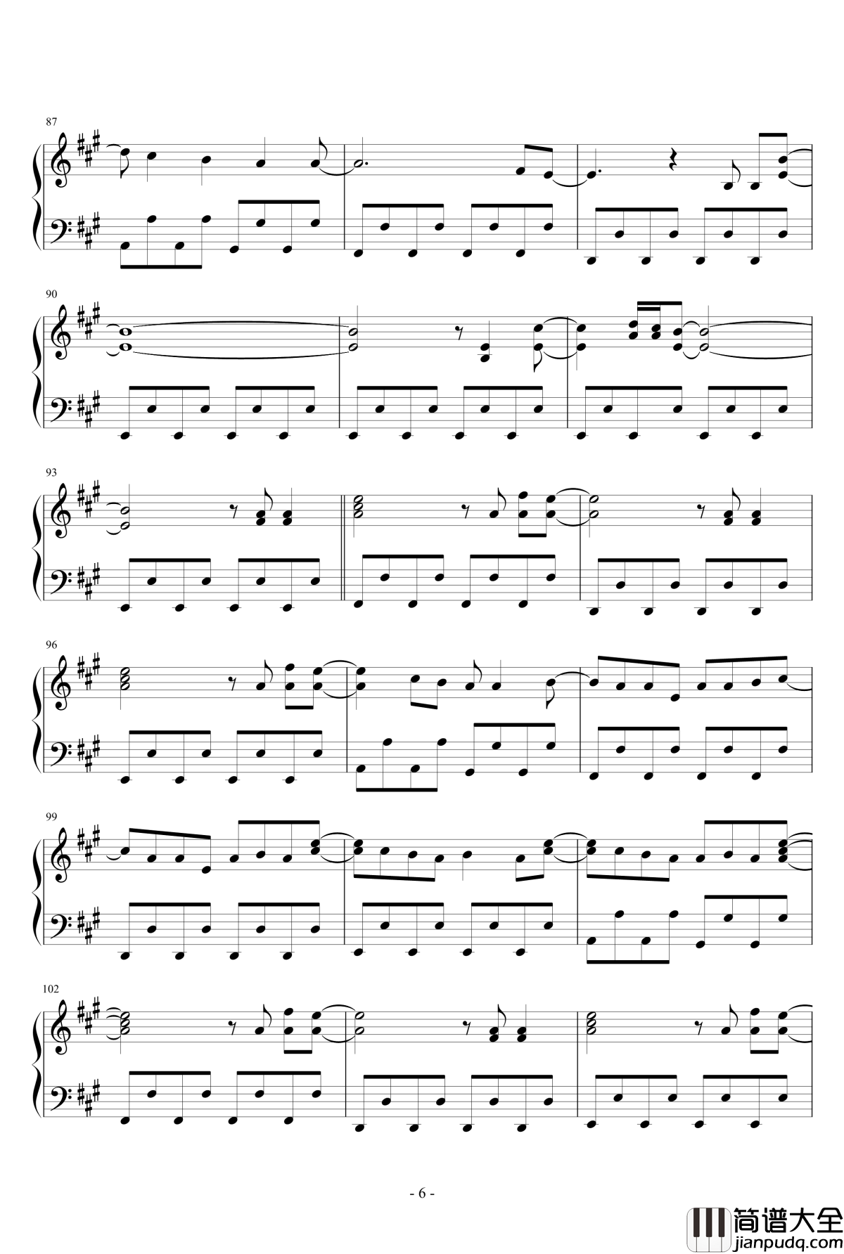 明日夜空的巡逻班钢琴谱_アスノヨゾラ哨戒班