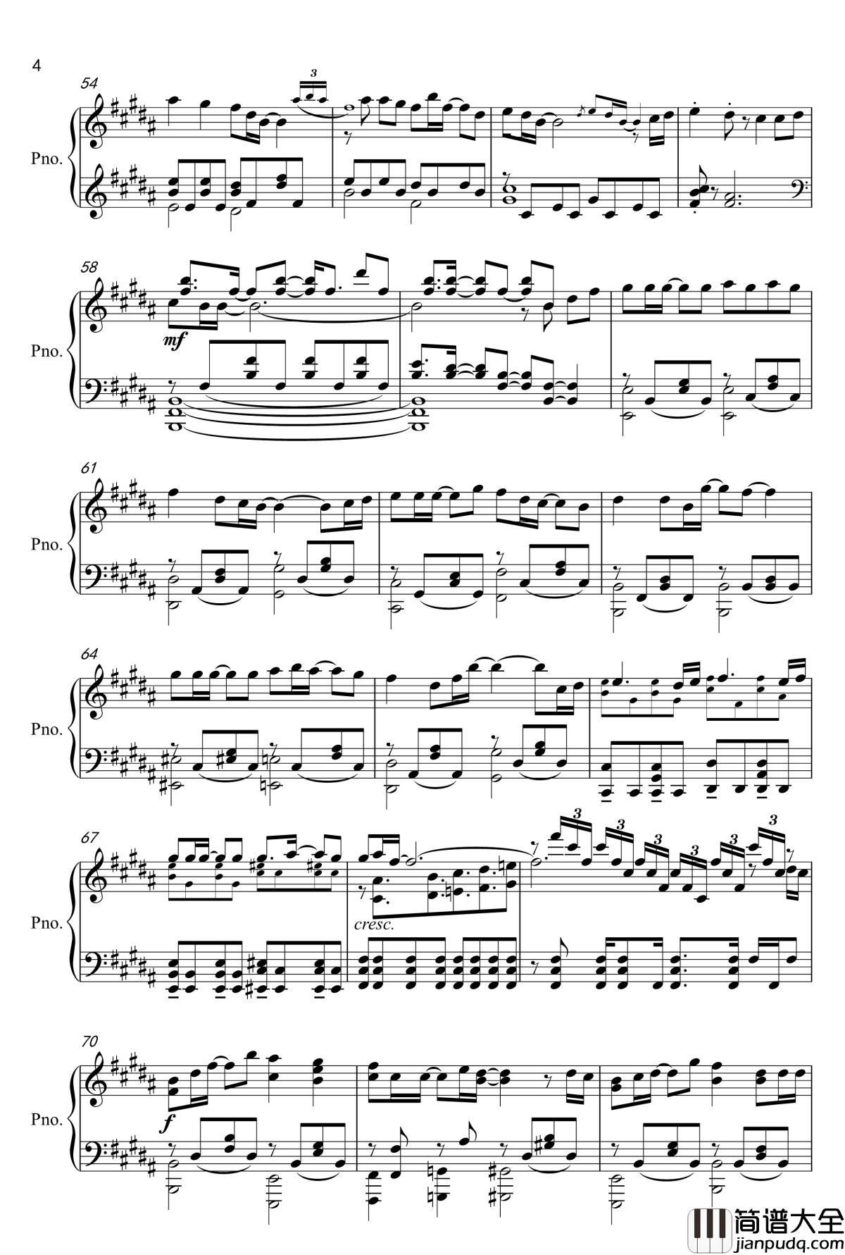 三つ葉のクローバー钢琴谱_青海衣更线ED/青海衣更角色歌_恋爱选举巧克力