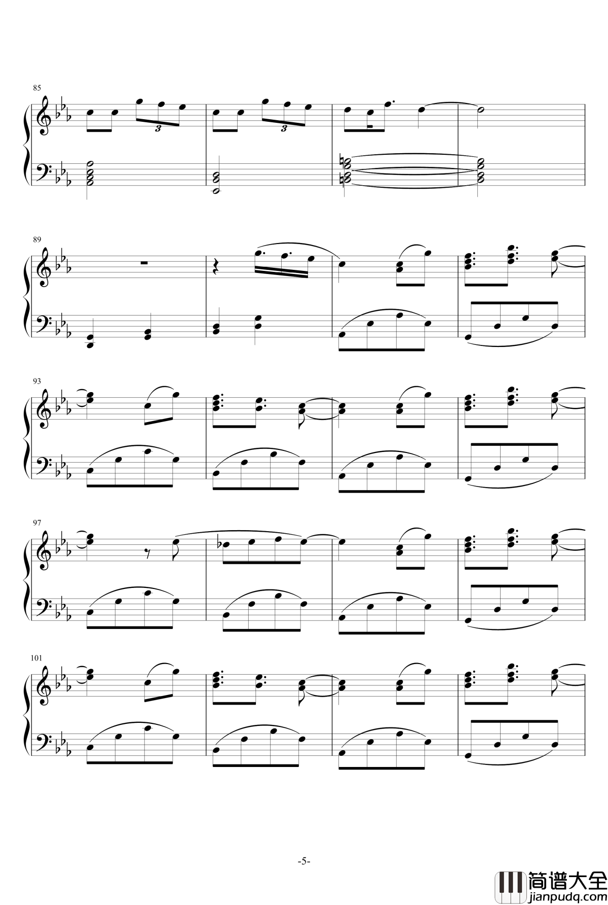 Stronger_than_you__Frisk_钢琴谱_undertale