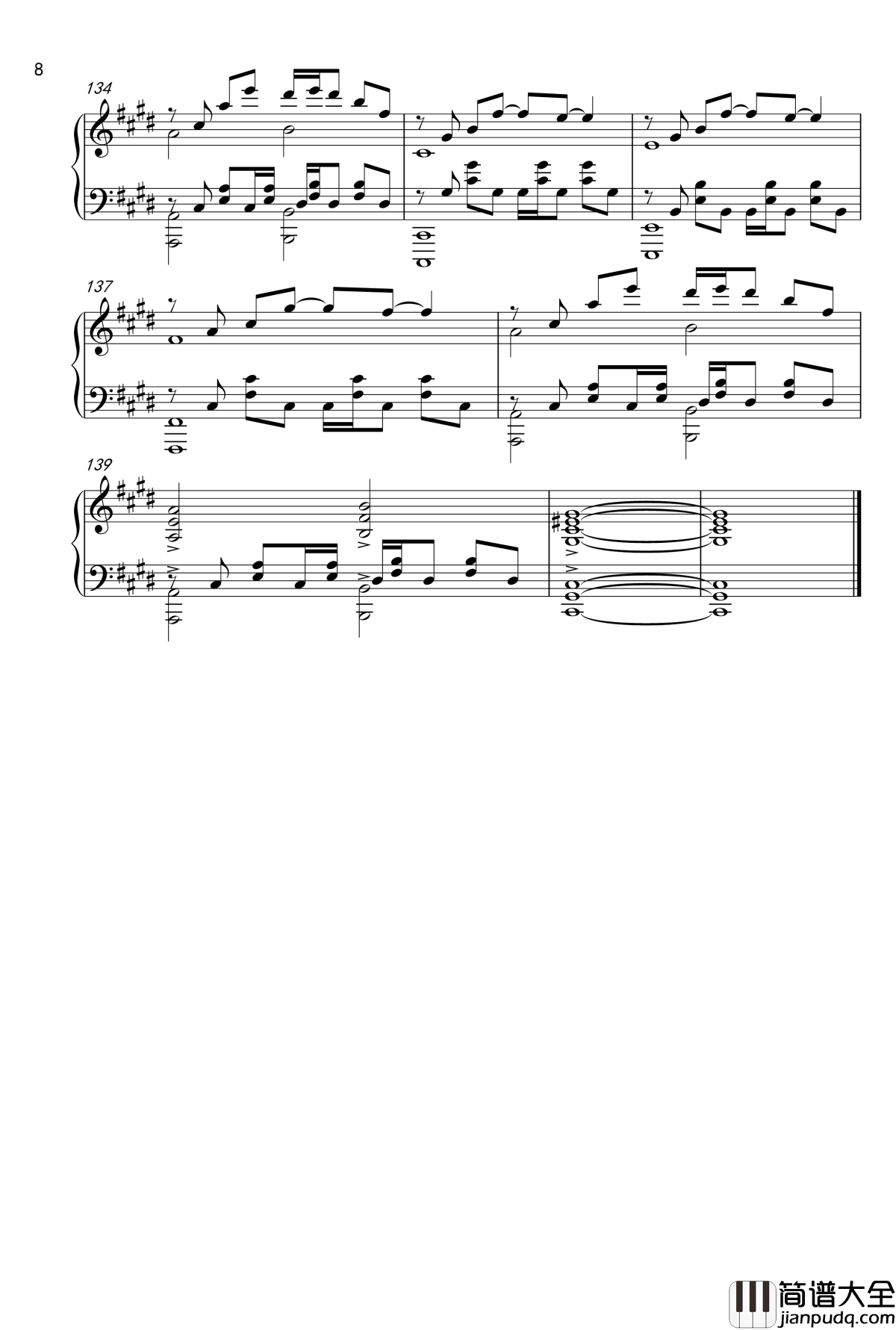 OVERLAP_钢琴谱__游戏王_第一部190_224话OP_游戏王