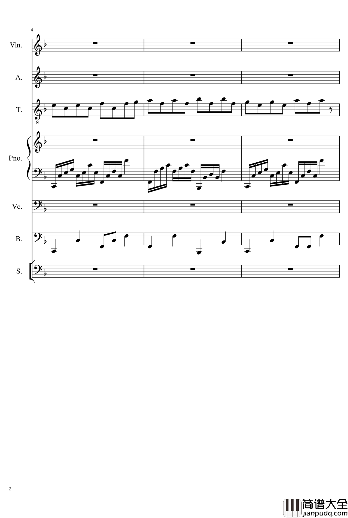 跳动的音符钢琴谱_龙卷风暴