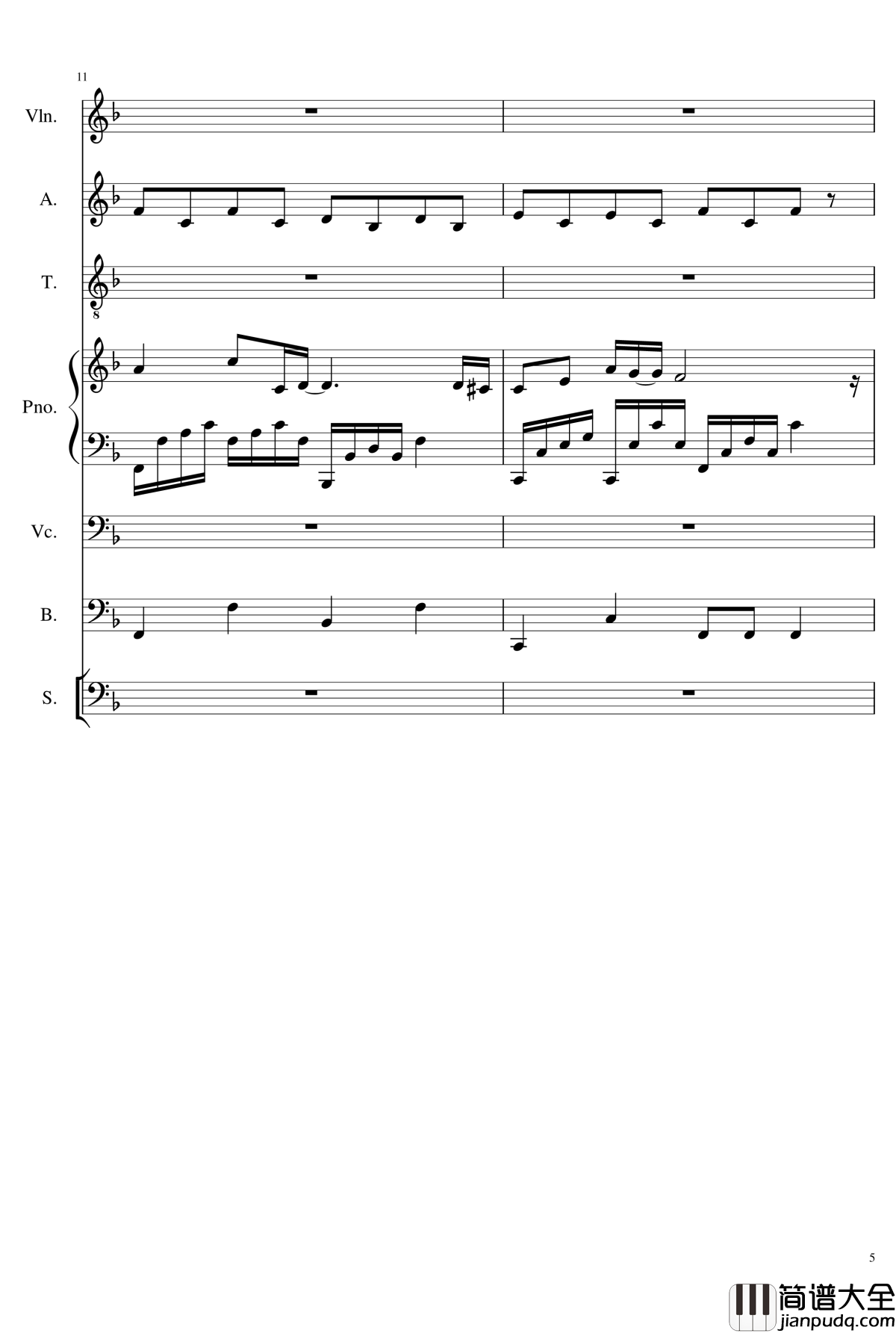 跳动的音符钢琴谱_龙卷风暴