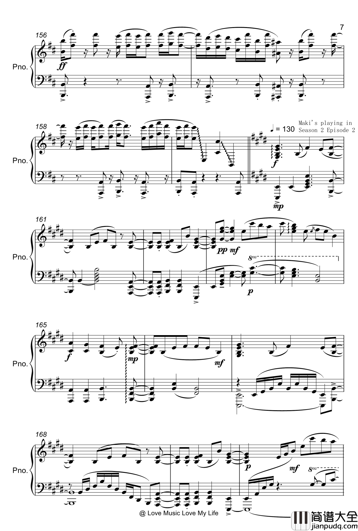 _Medley_Love_Live!钢琴谱_'s_BGM