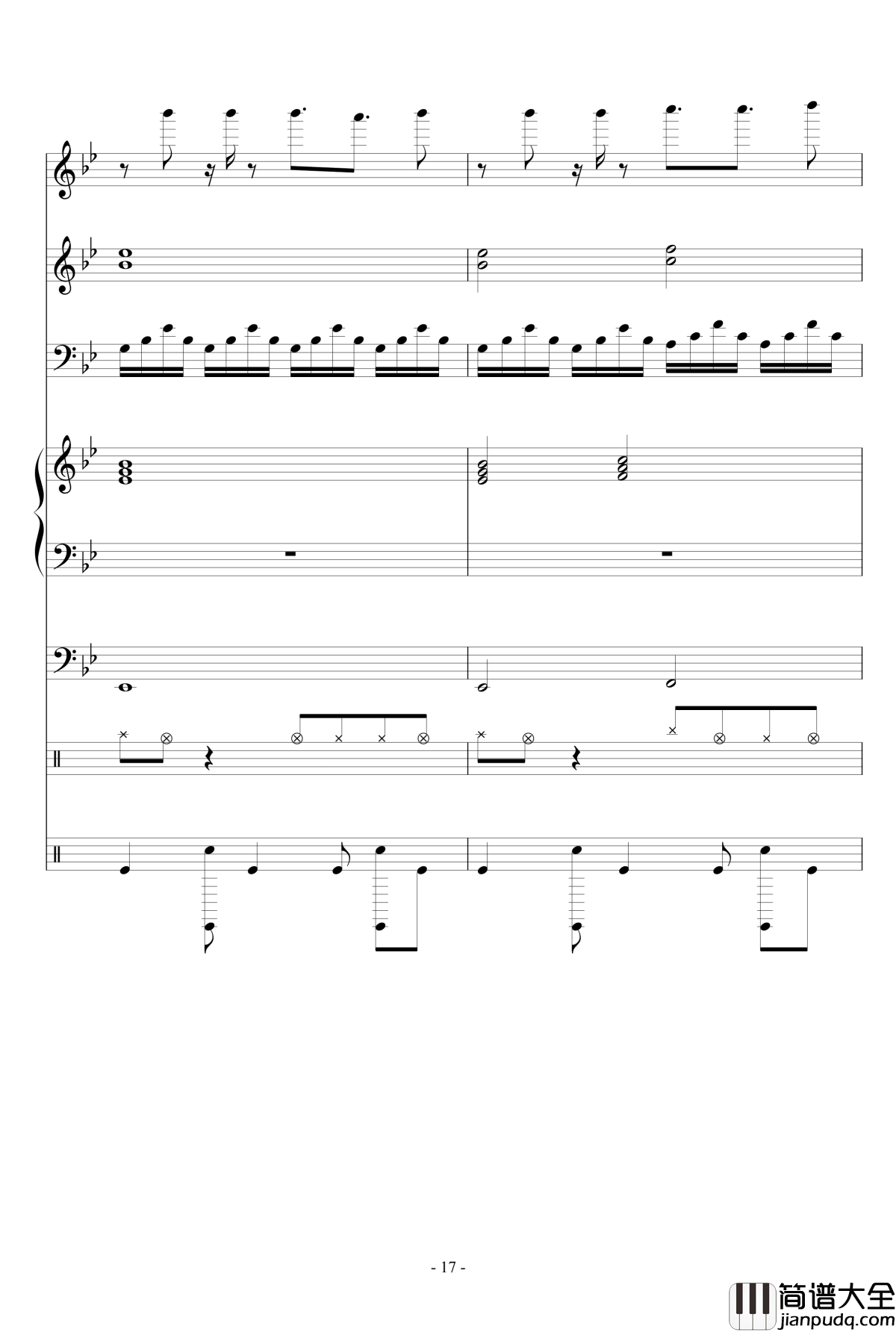 White_Canvas钢琴谱_M2U