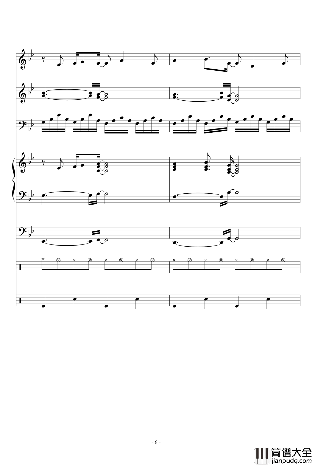 White_Canvas钢琴谱_M2U