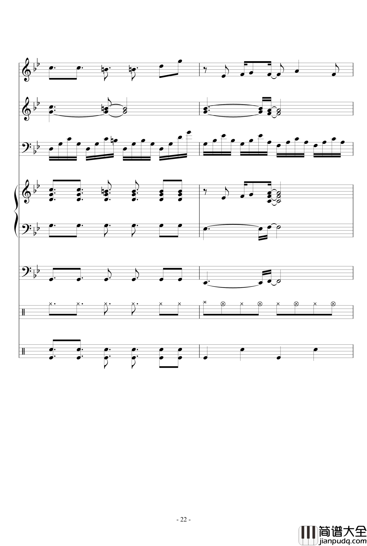 White_Canvas钢琴谱_M2U