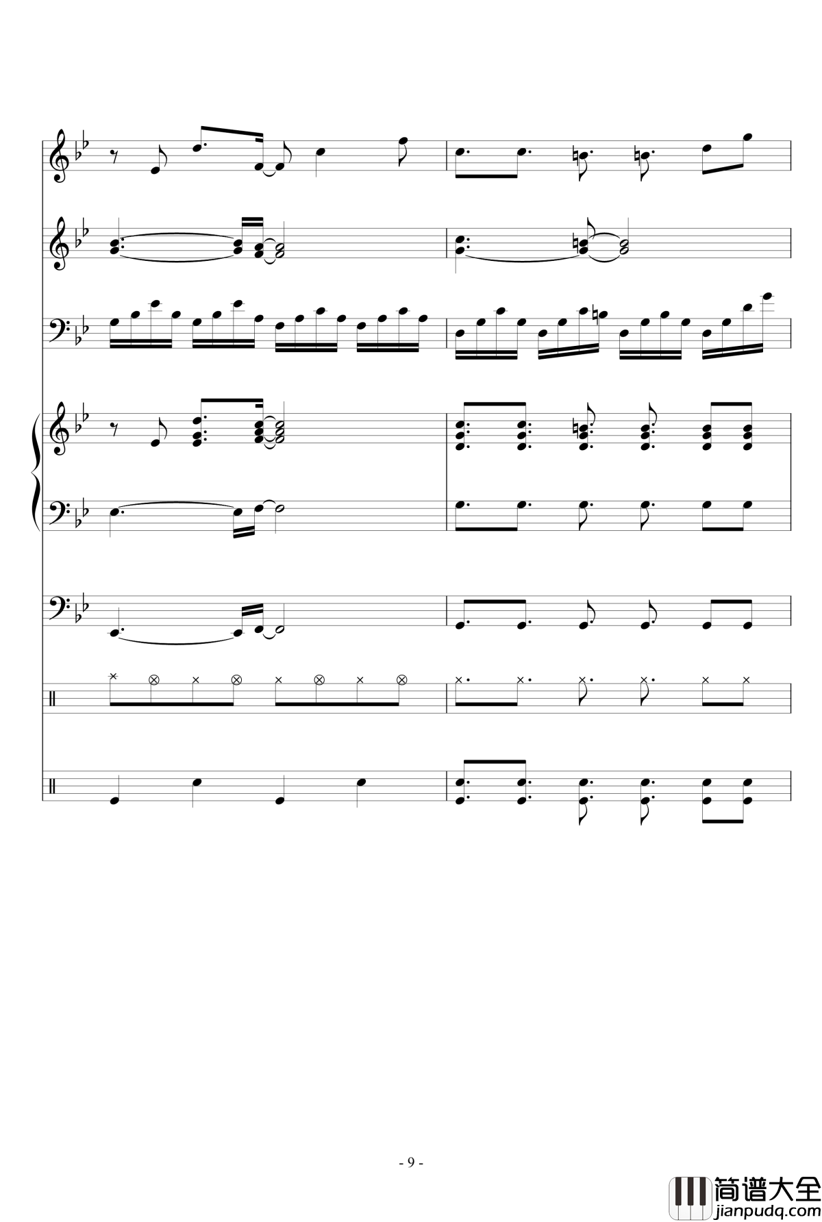 White_Canvas钢琴谱_M2U