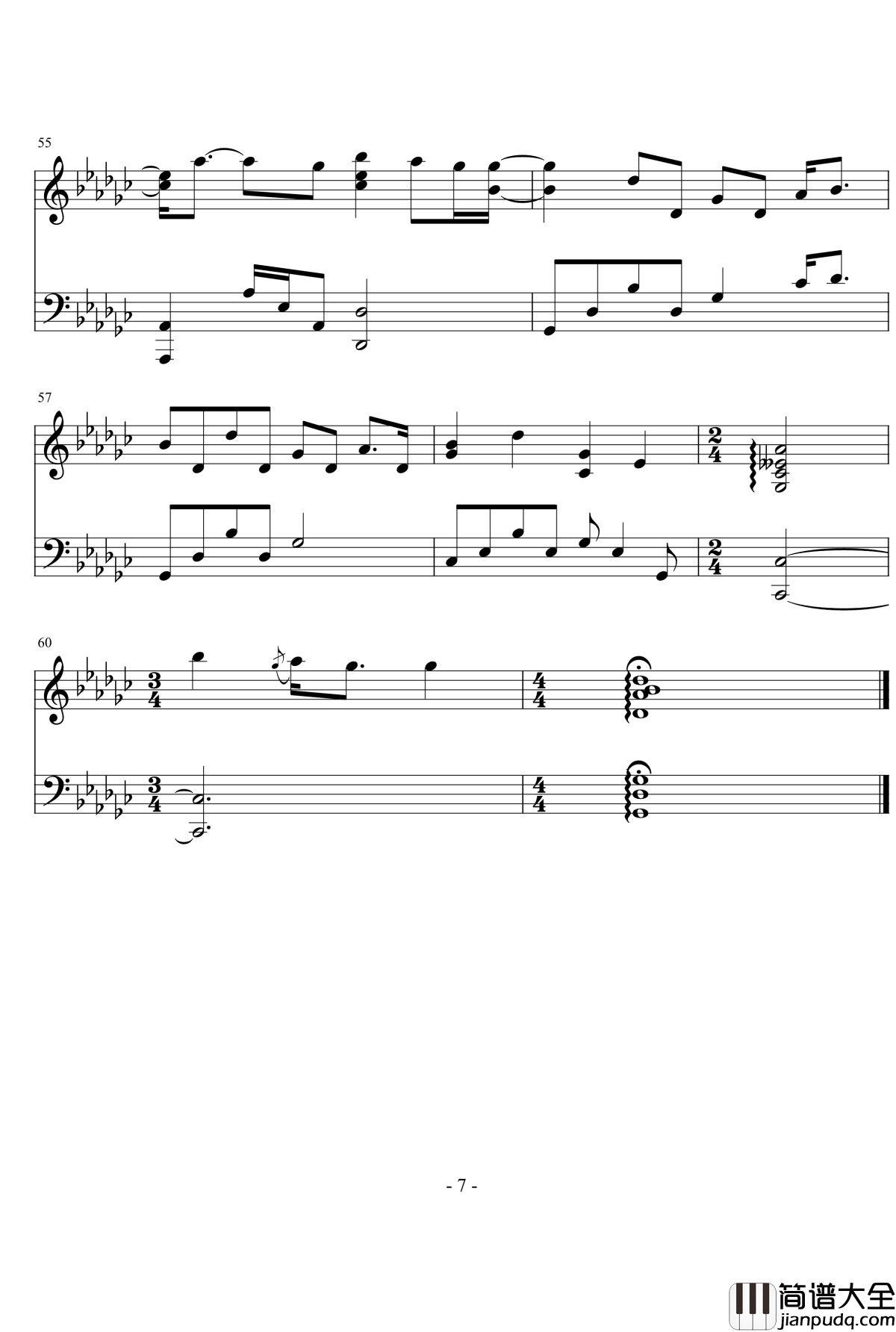 All_with_you钢琴谱_步步惊心_丽_ost_金泰妍