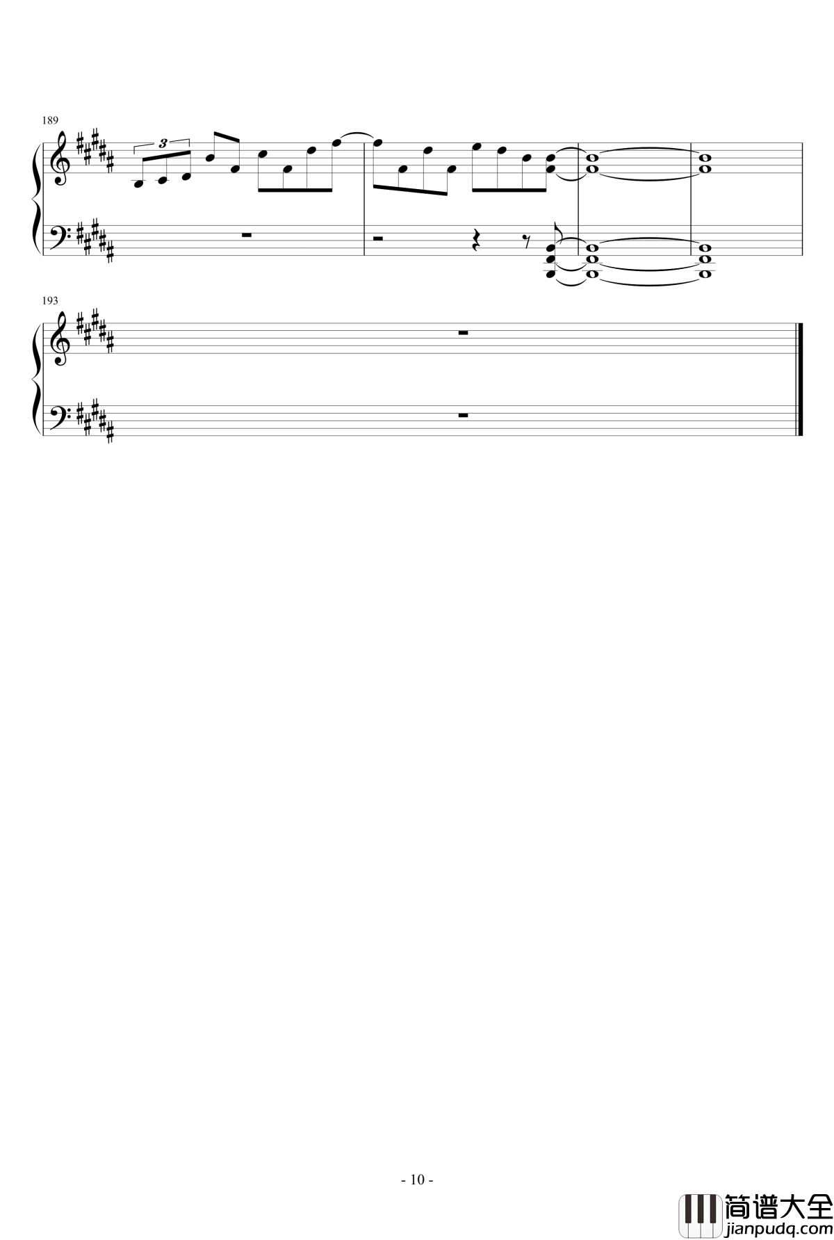 前前前世钢琴谱_RADWIMPS