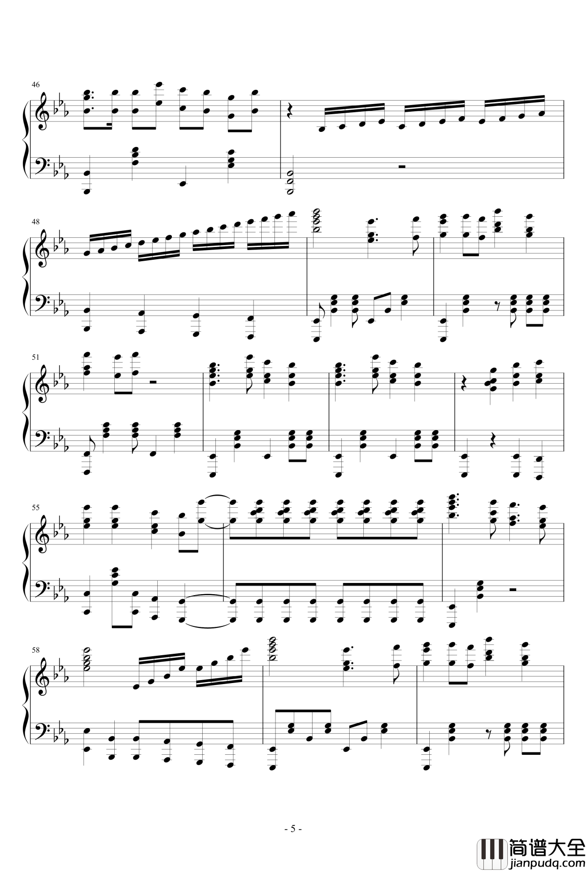 西游记主题曲+插曲钢琴谱_西游记后传