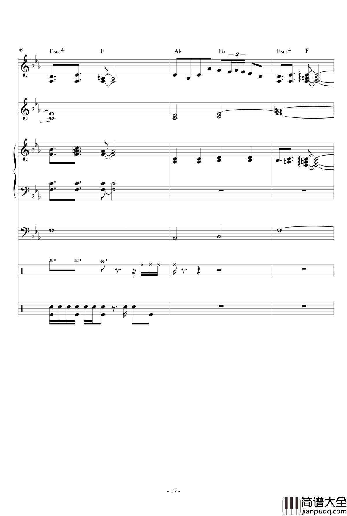 The_back_of_beyond钢琴谱_M2U