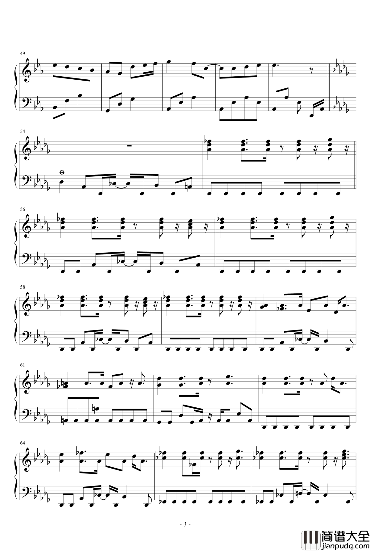 恶魔城钢琴曲大集合钢琴谱_Michiru_Yamane