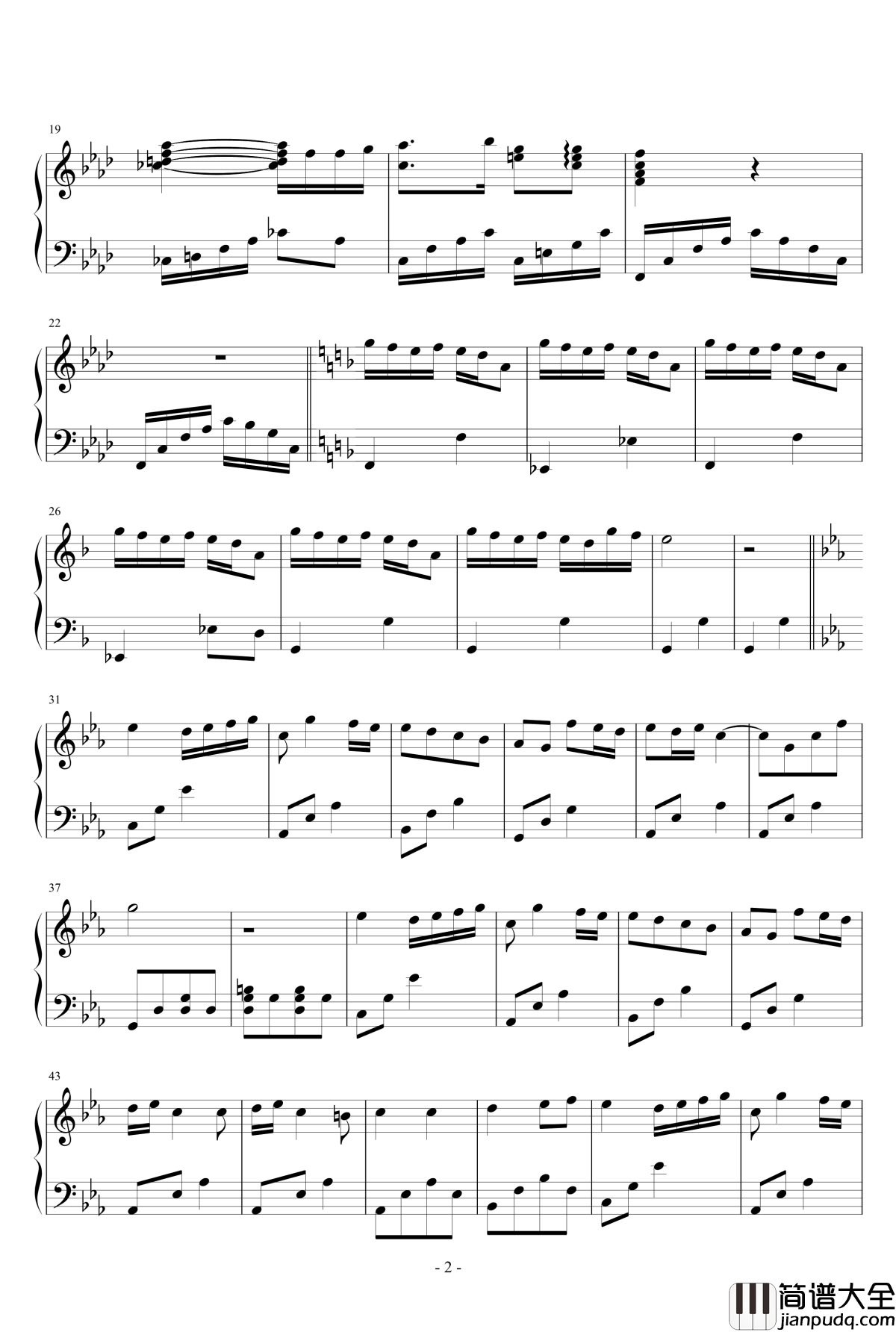 恶魔城钢琴曲大集合钢琴谱_Michiru_Yamane