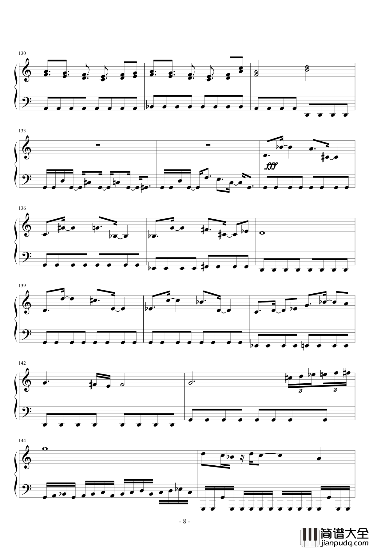 恶魔城钢琴曲大集合钢琴谱_Michiru_Yamane