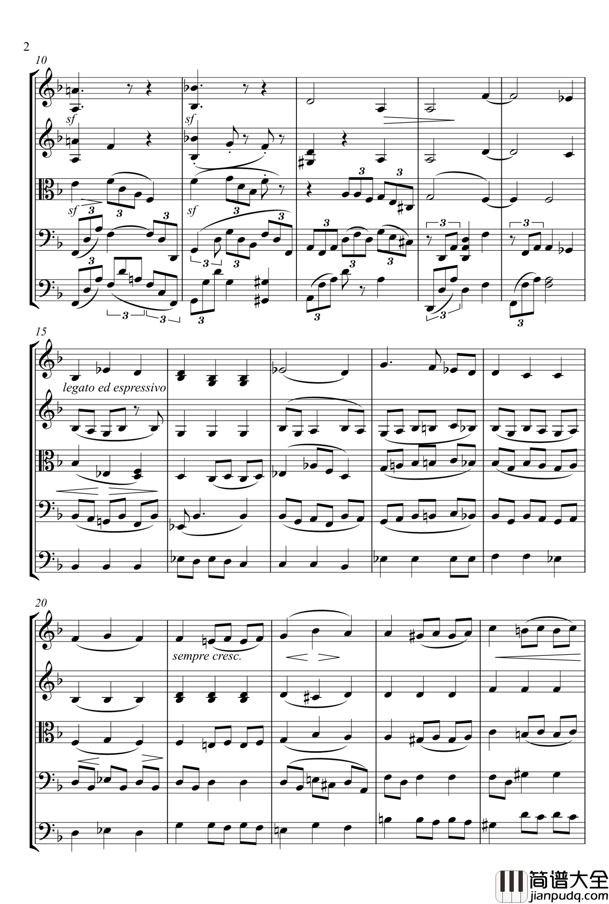 Ach_Wende_diesen_blick钢琴谱_勃拉姆斯