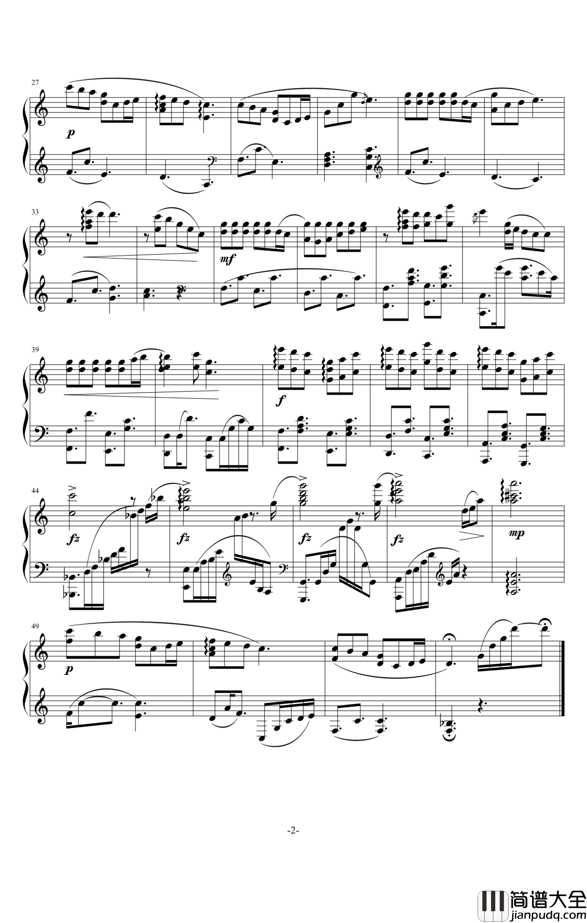 逝水流光钢琴谱_灵动无痕