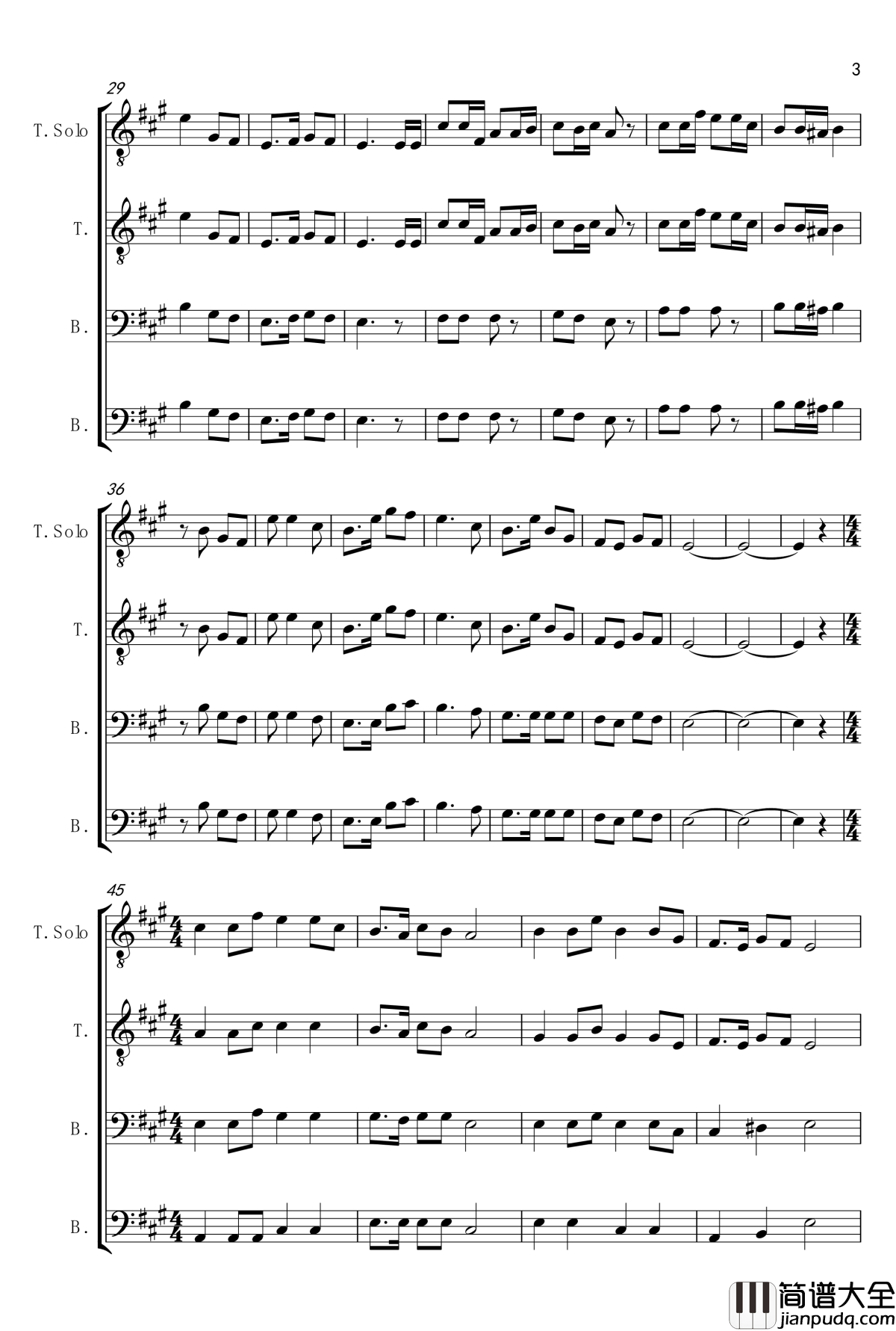 弹起我心爱的土琵琶钢琴谱_铁道游击队