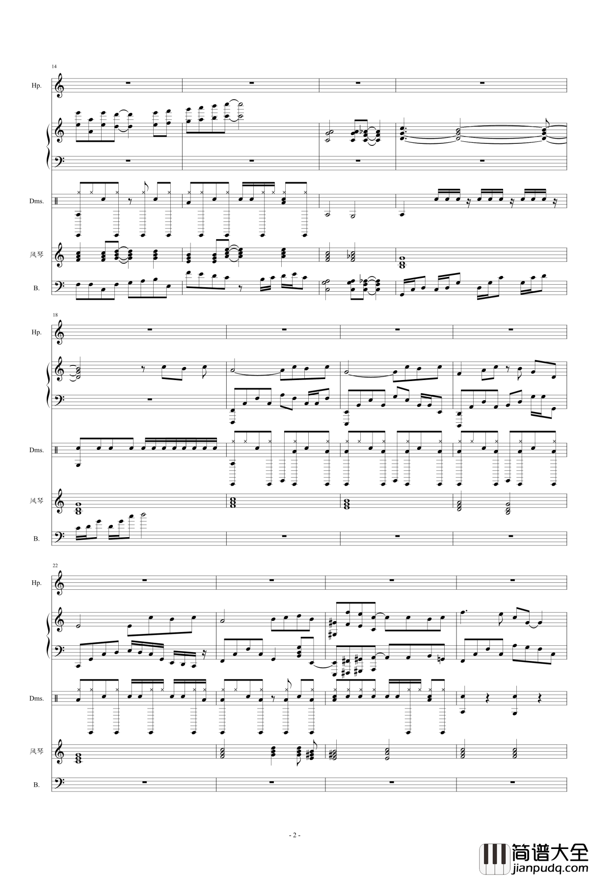 生活·未命名钢琴谱_水墨丹青music