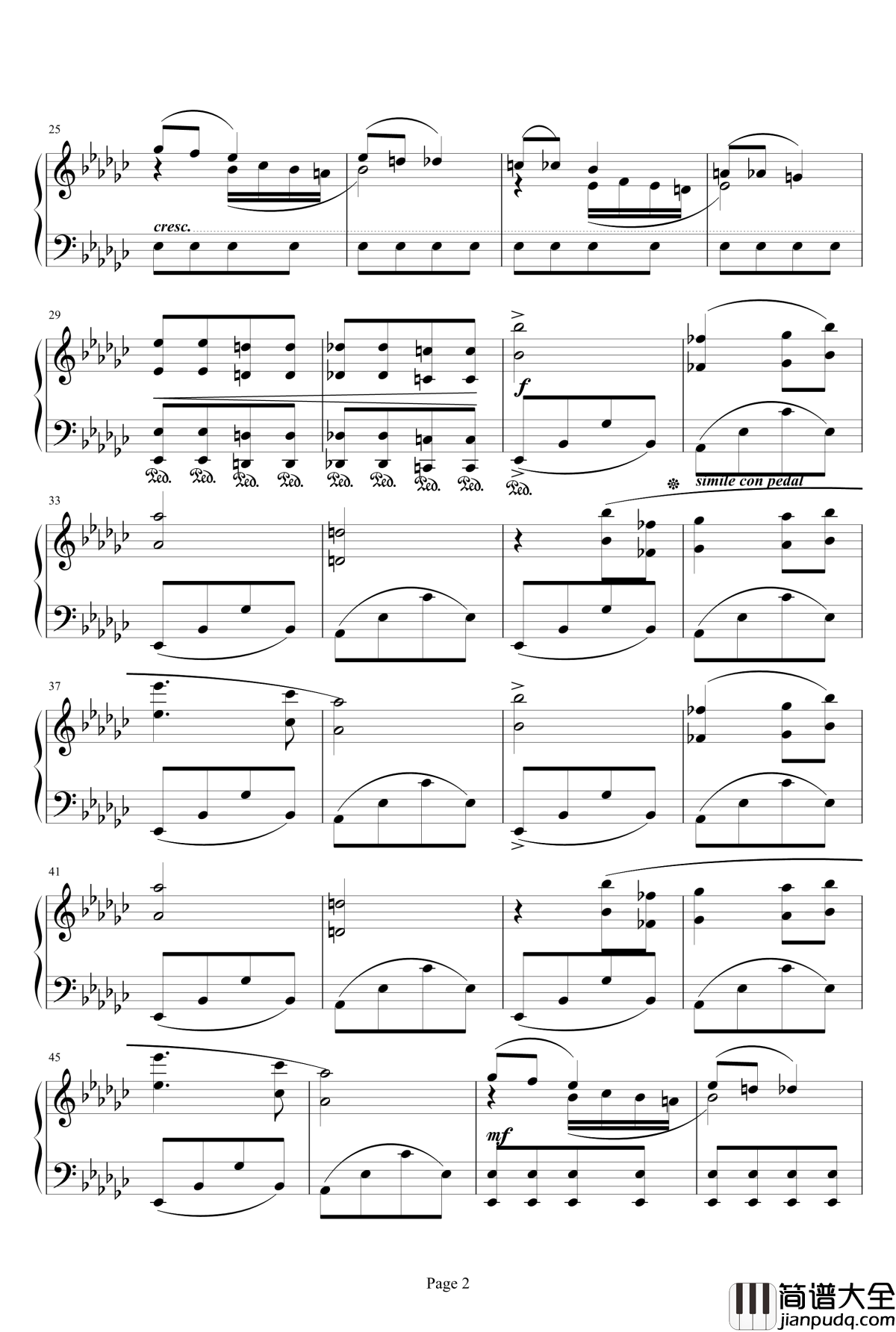 最终幻想FF1浮游城钢琴谱_最终幻想