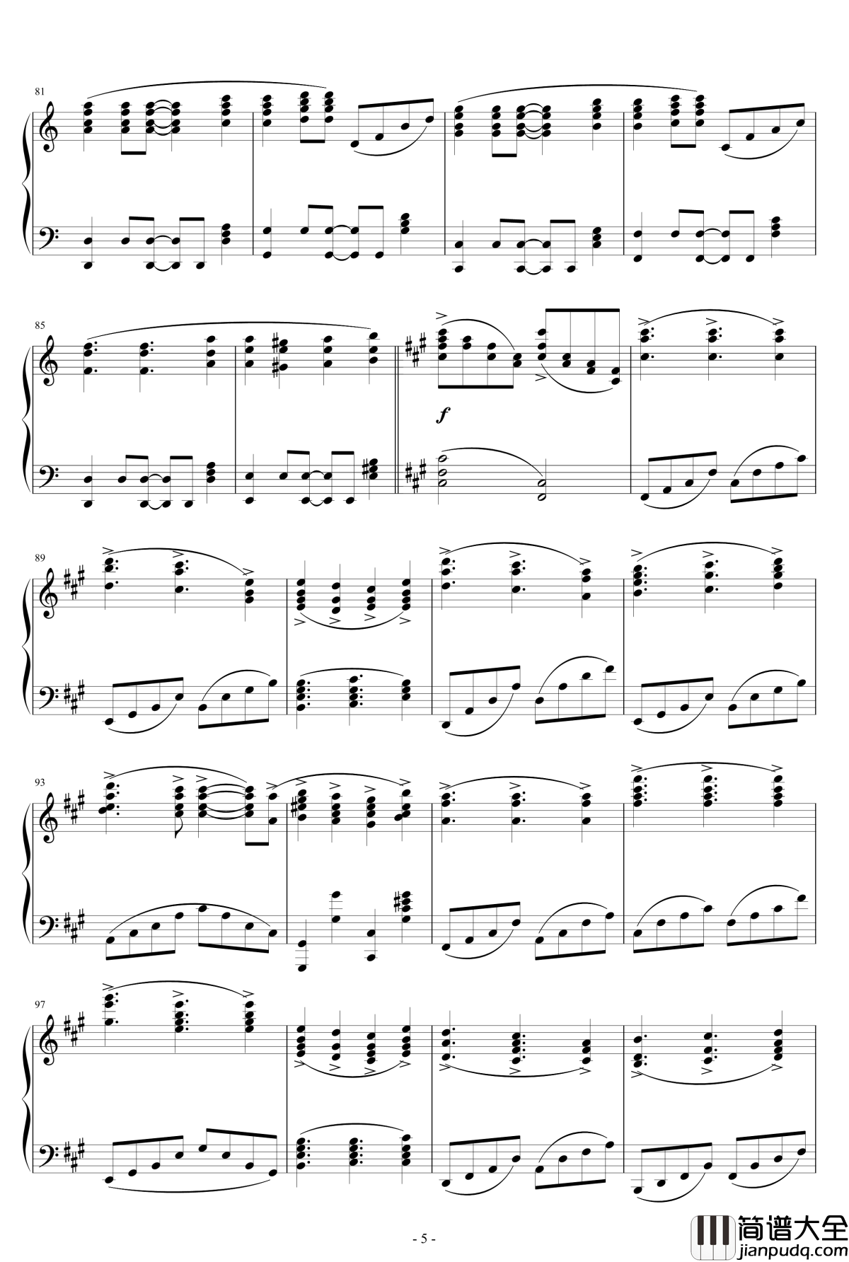 To_the_beginning钢琴谱_Fate/zero_OP2