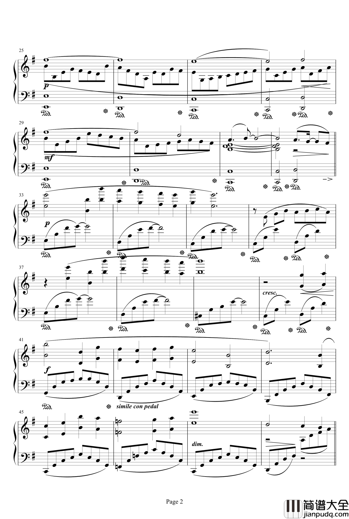 最终幻想FF1混乱神庙钢琴谱_最终幻想