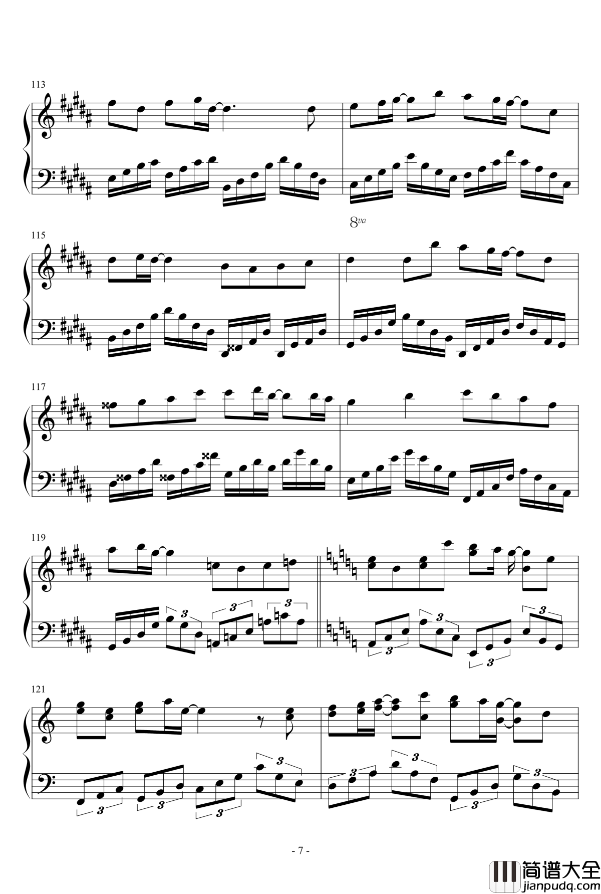 level5___judgelight钢琴谱_超电磁炮OP2_某科学的超电磁炮