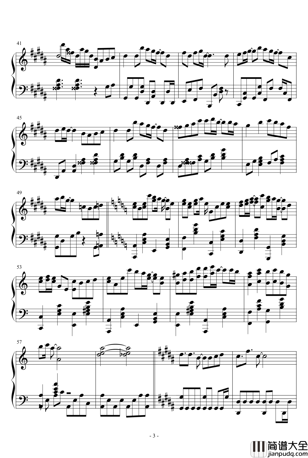 level5___judgelight钢琴谱_超电磁炮OP2_某科学的超电磁炮