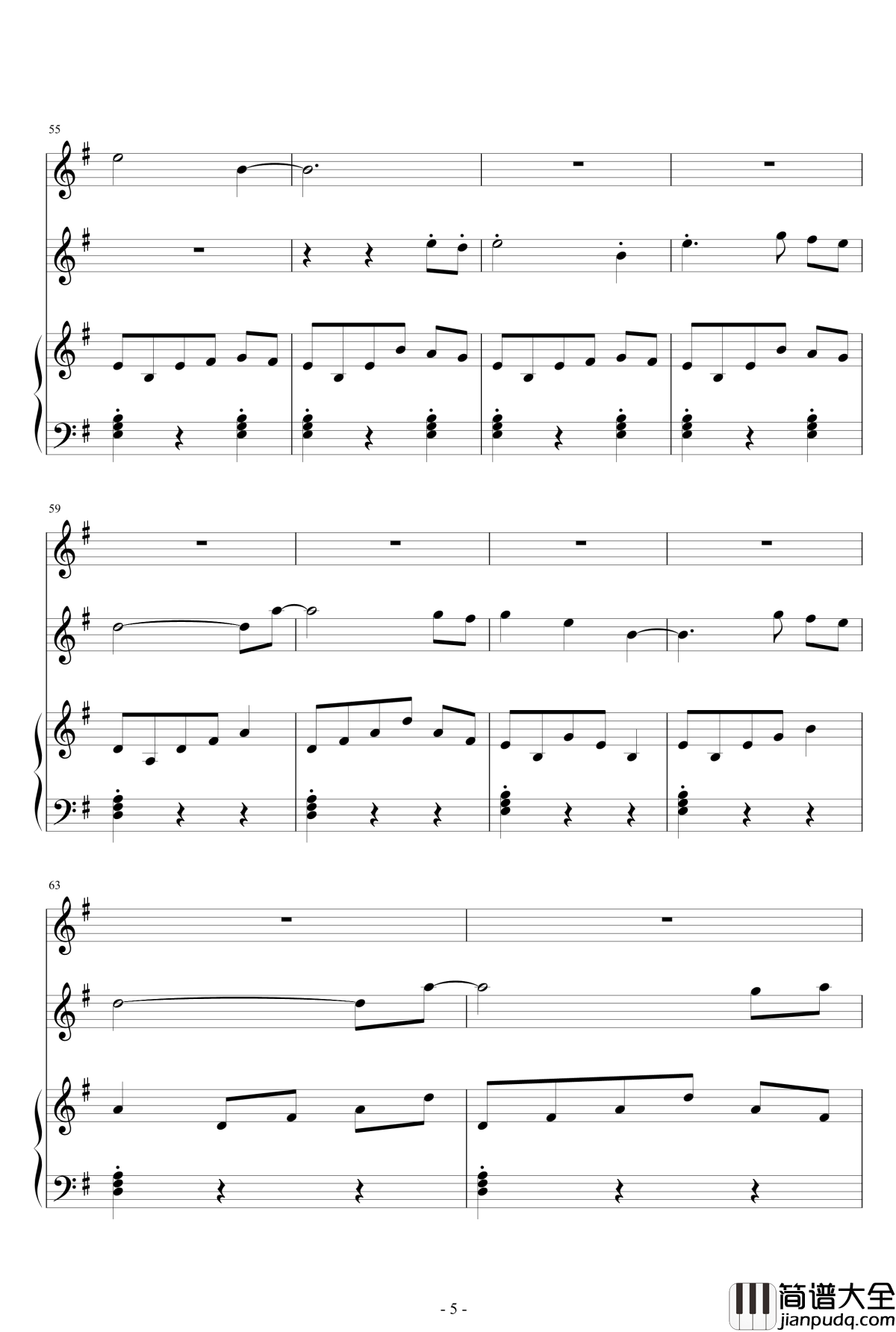 A_Woodland_Night钢琴谱_班得瑞_Bandari