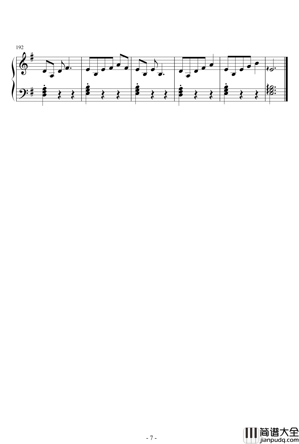 A_Woodland_Night钢琴谱_Piano_班得瑞_Bandari