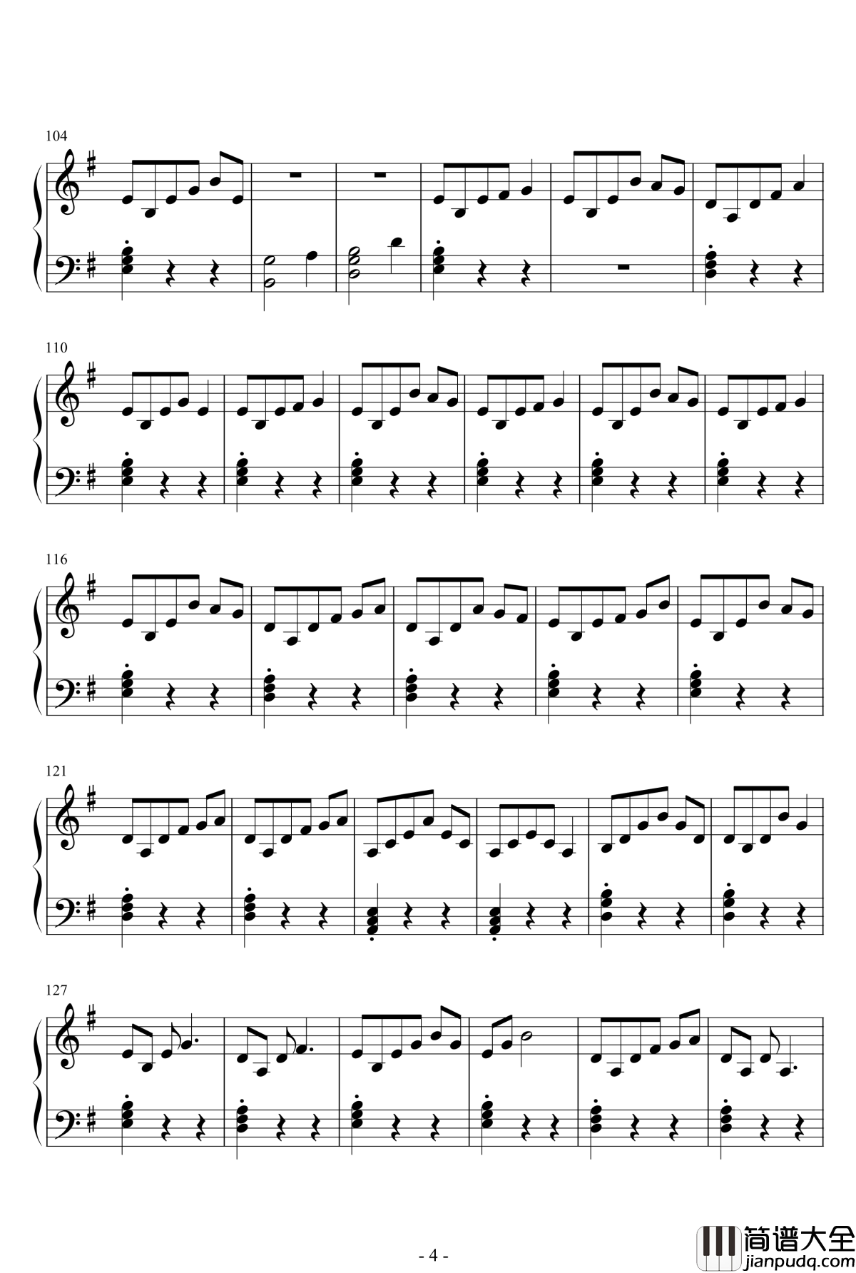 A_Woodland_Night钢琴谱_Piano_班得瑞_Bandari