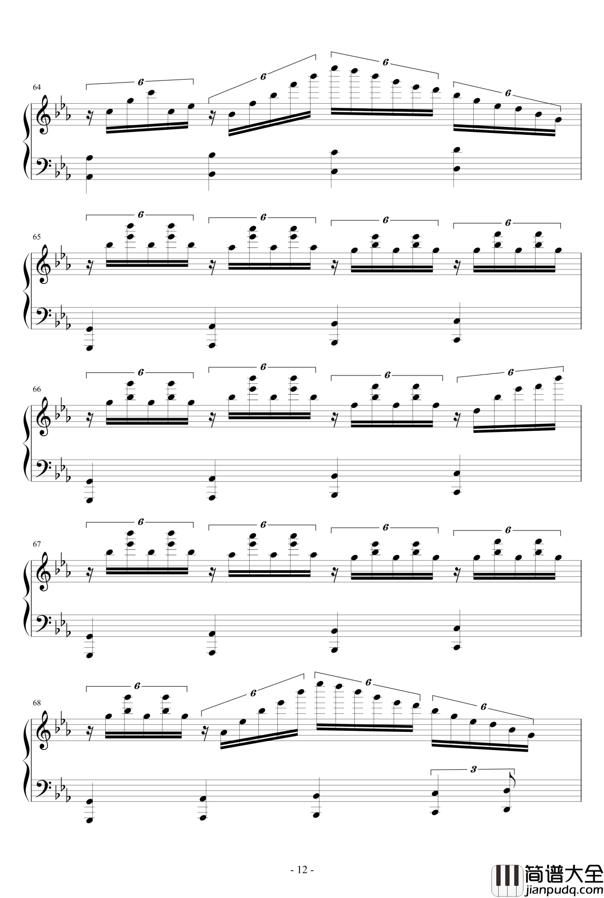 yuri__on__ice钢琴谱_冰上的尤里