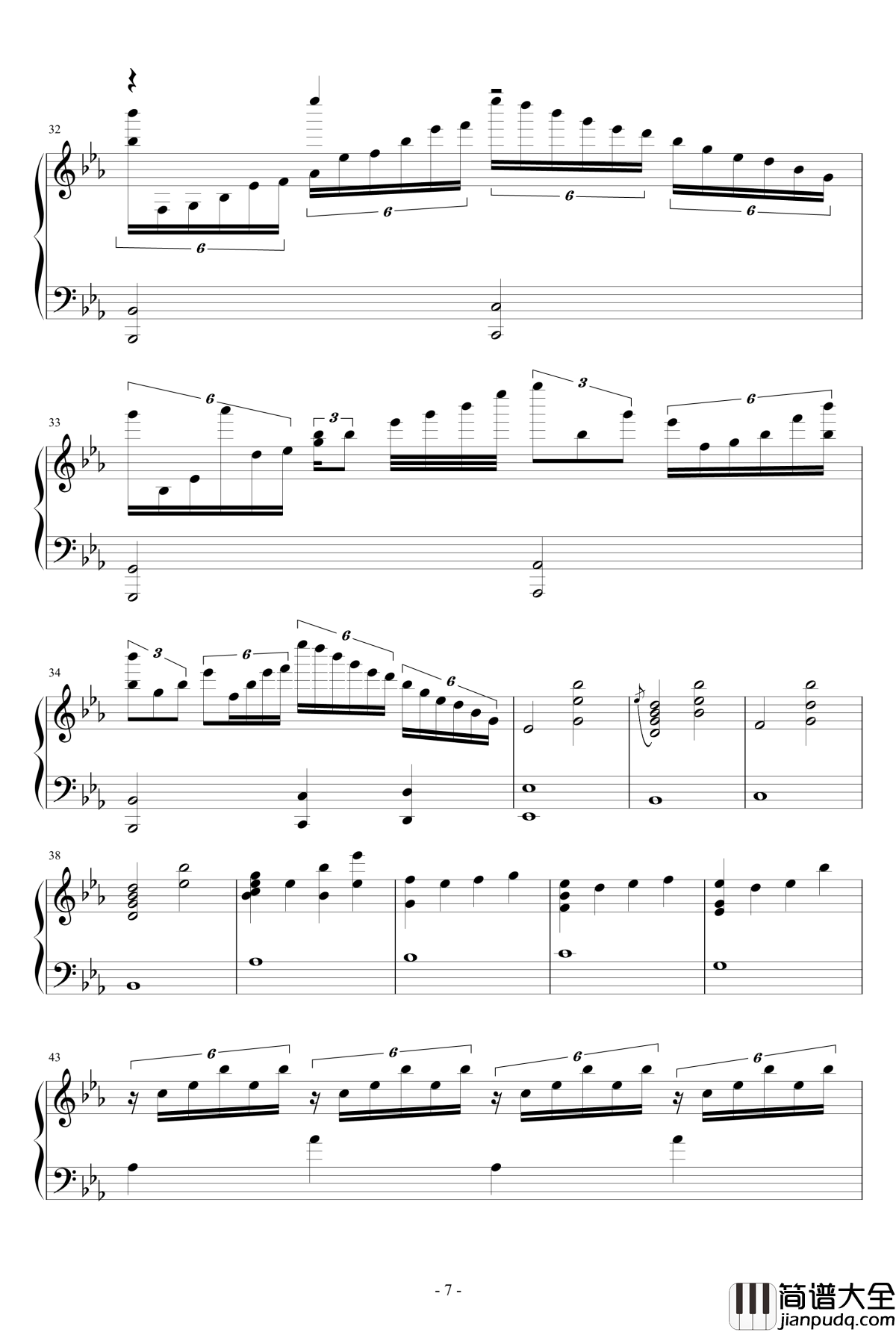 yuri__on__ice钢琴谱_冰上的尤里