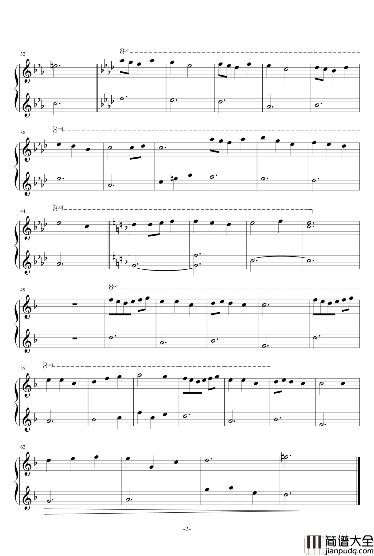 Melody钢琴谱_潘多拉之心_梶浦由记