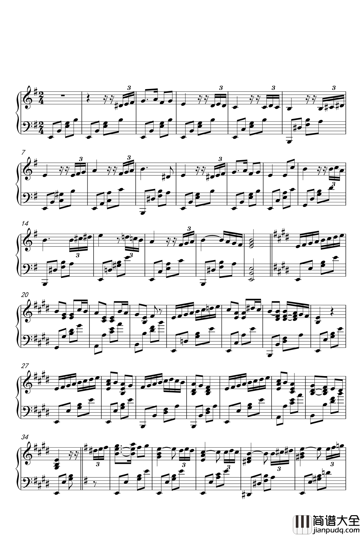 DREAM钢琴谱_杨文韬