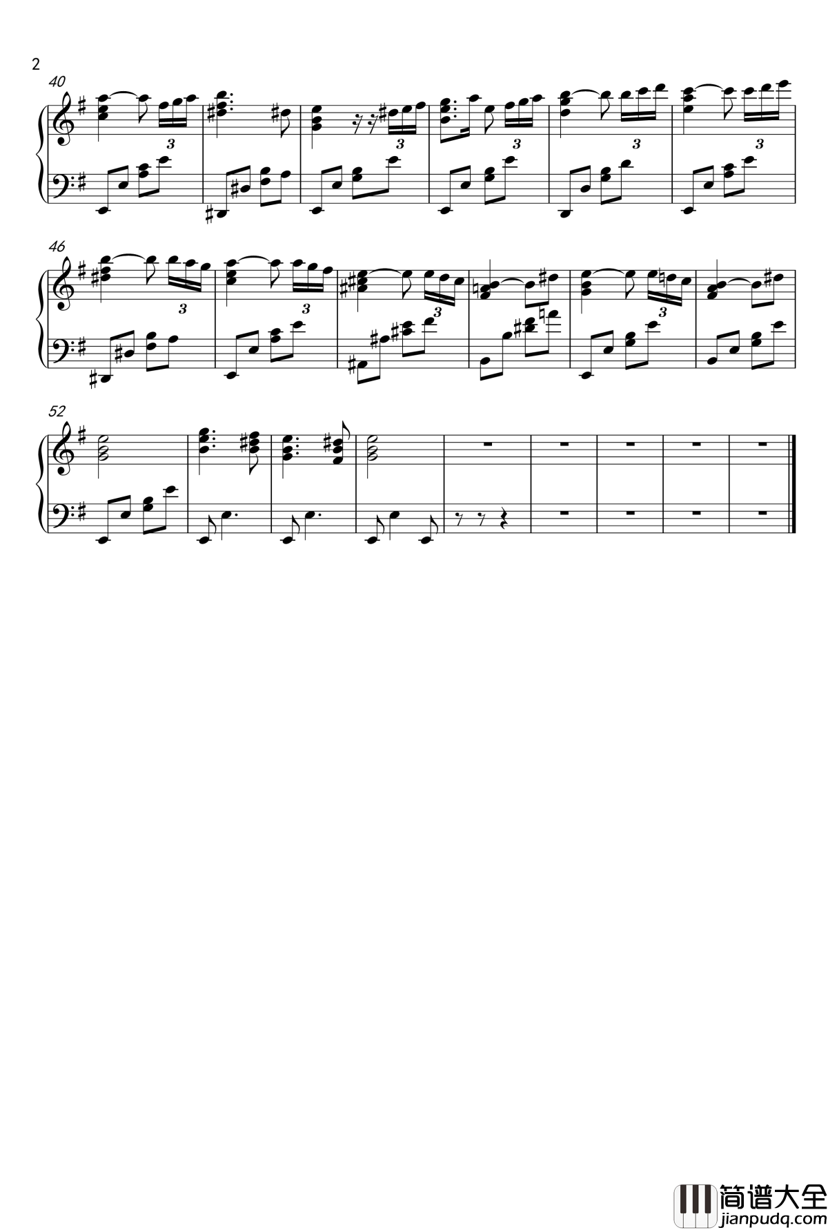 DREAM钢琴谱_杨文韬