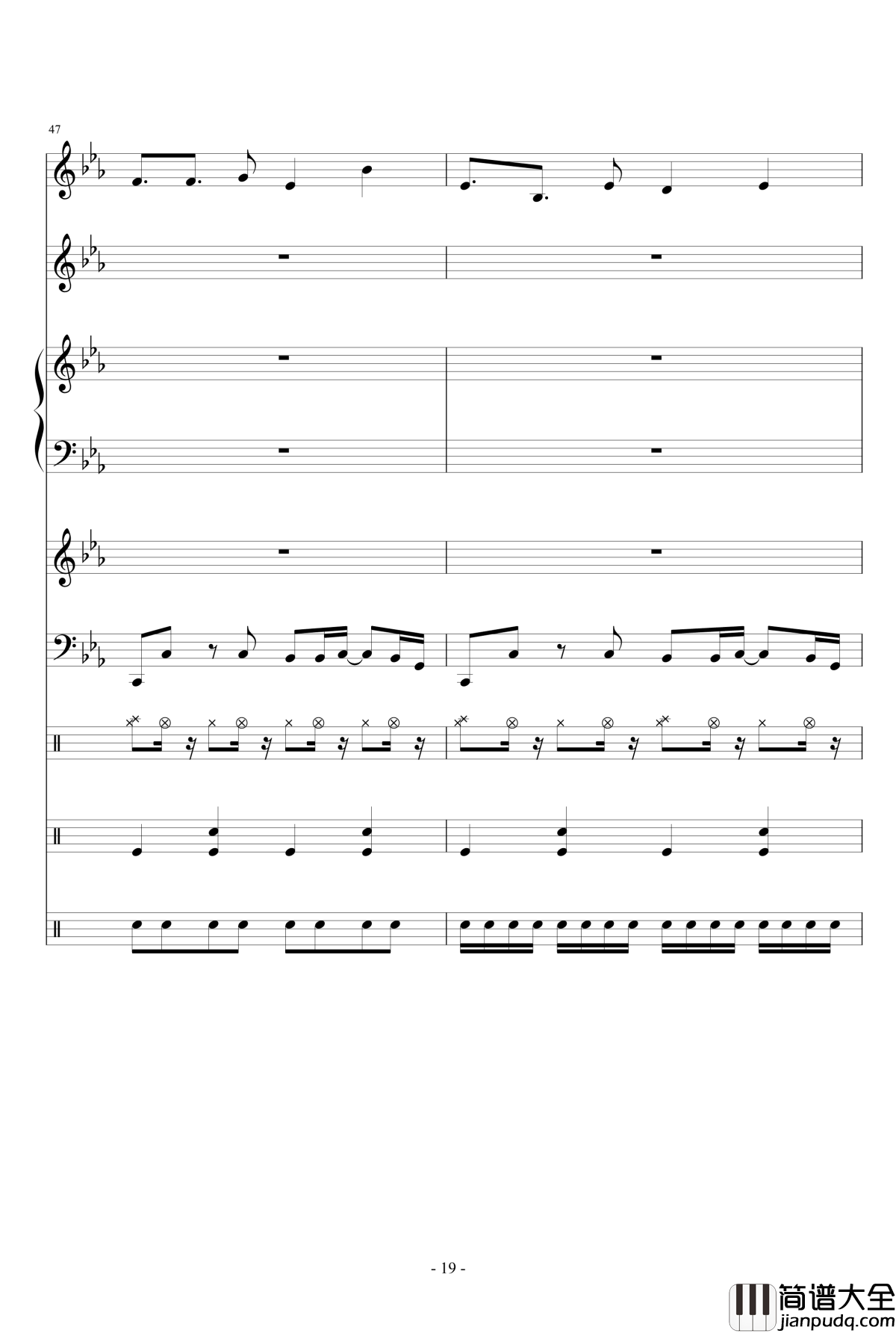 Lunatic_Sky钢琴谱_M2U