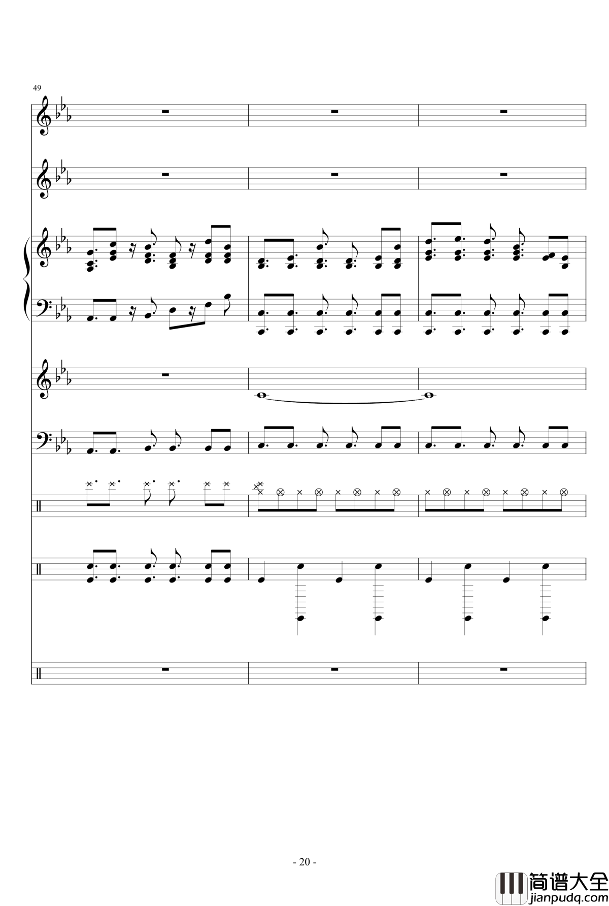 Lunatic_Sky钢琴谱_M2U