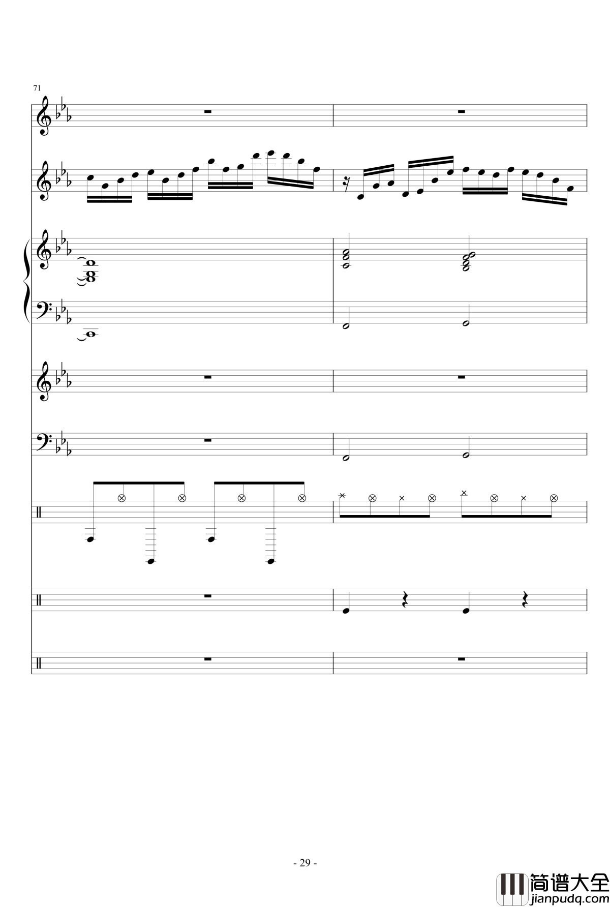 Lunatic_Sky钢琴谱_M2U