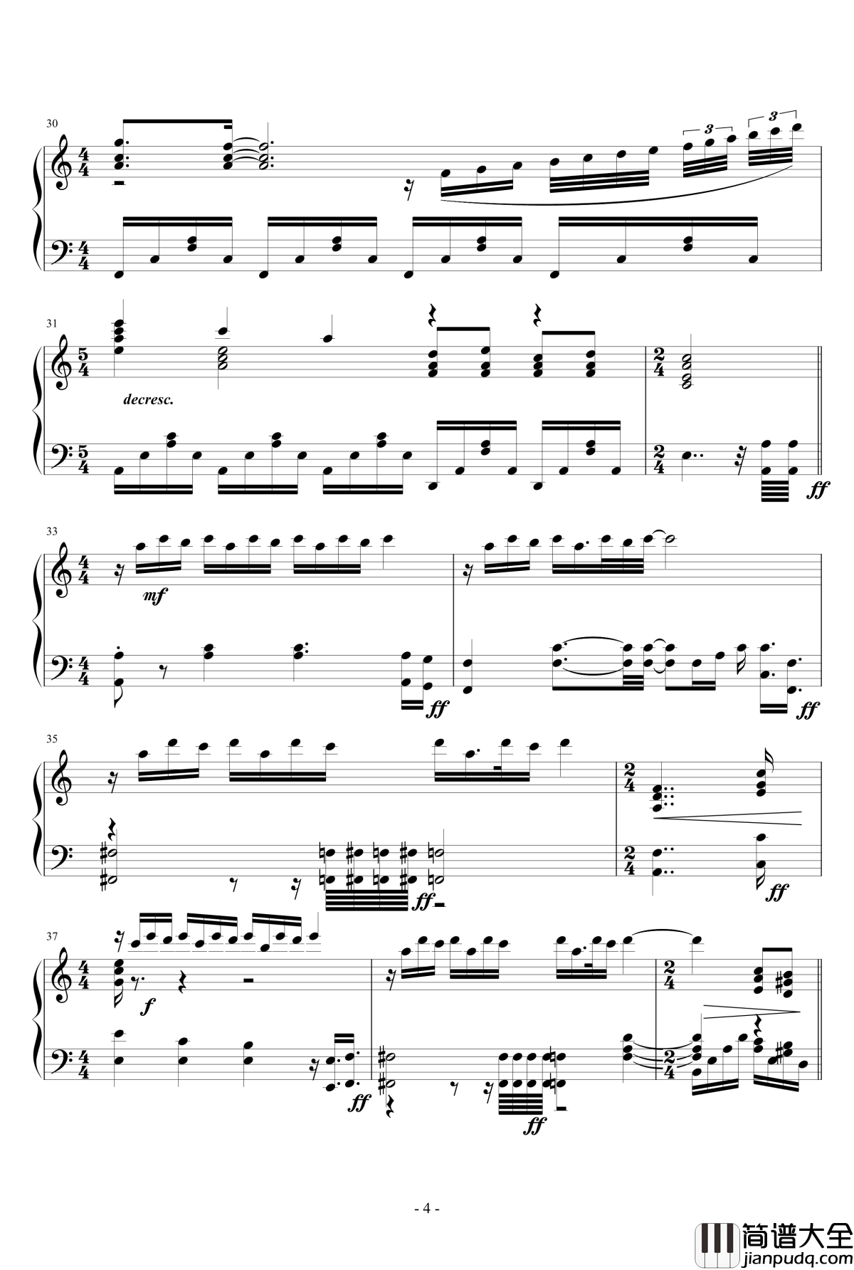 La_Ballata_Di_Sacco_E_Vanzetti钢琴谱_死刑台的旋律主题曲_Ennio_Morricone