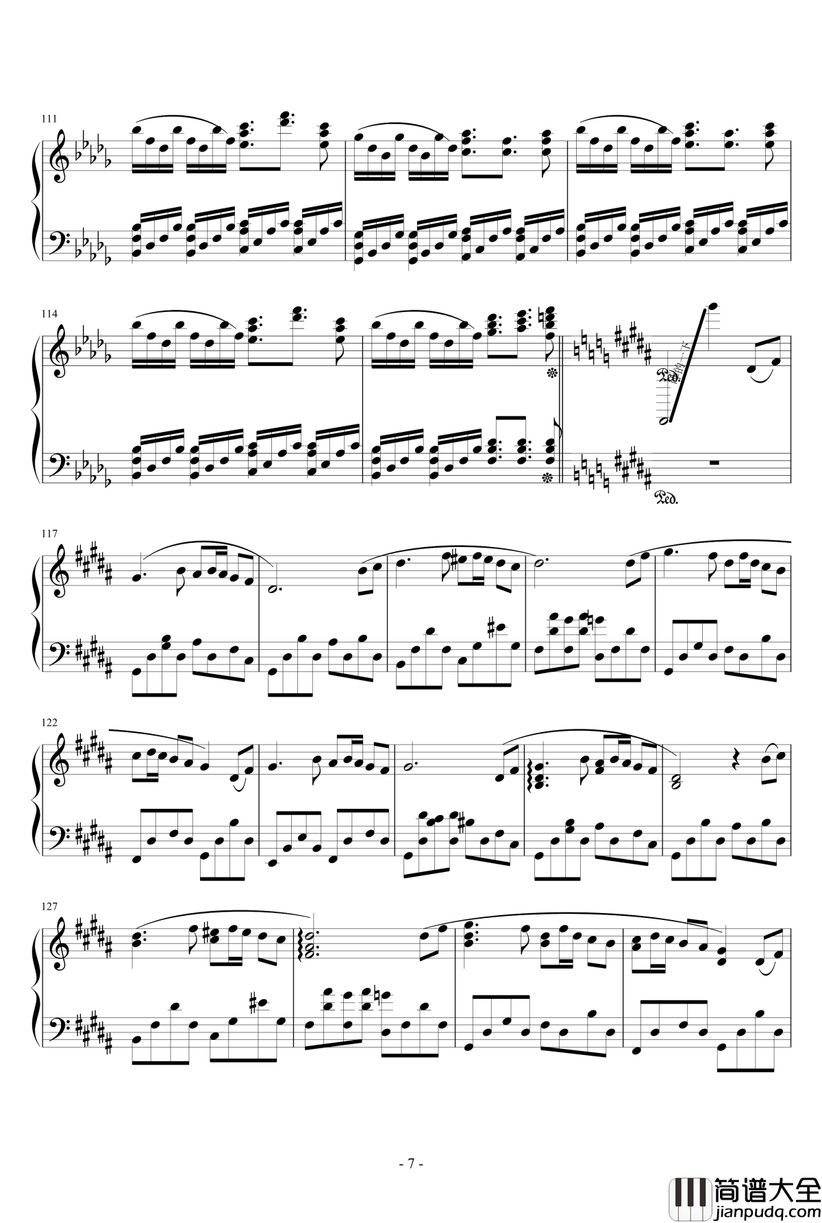 动漫曲子合集钢琴谱_动漫_黑暗协奏