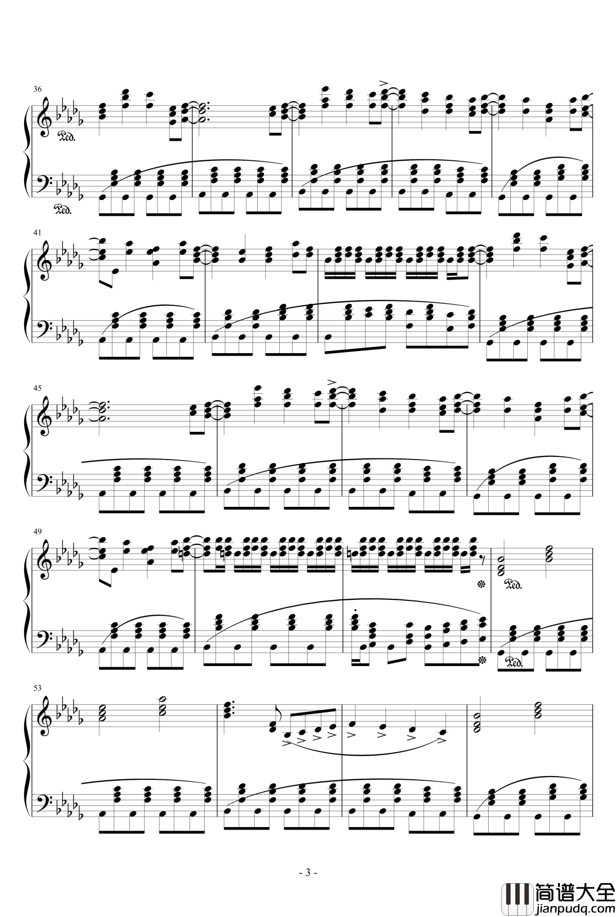 动漫曲子合集钢琴谱_动漫_黑暗协奏