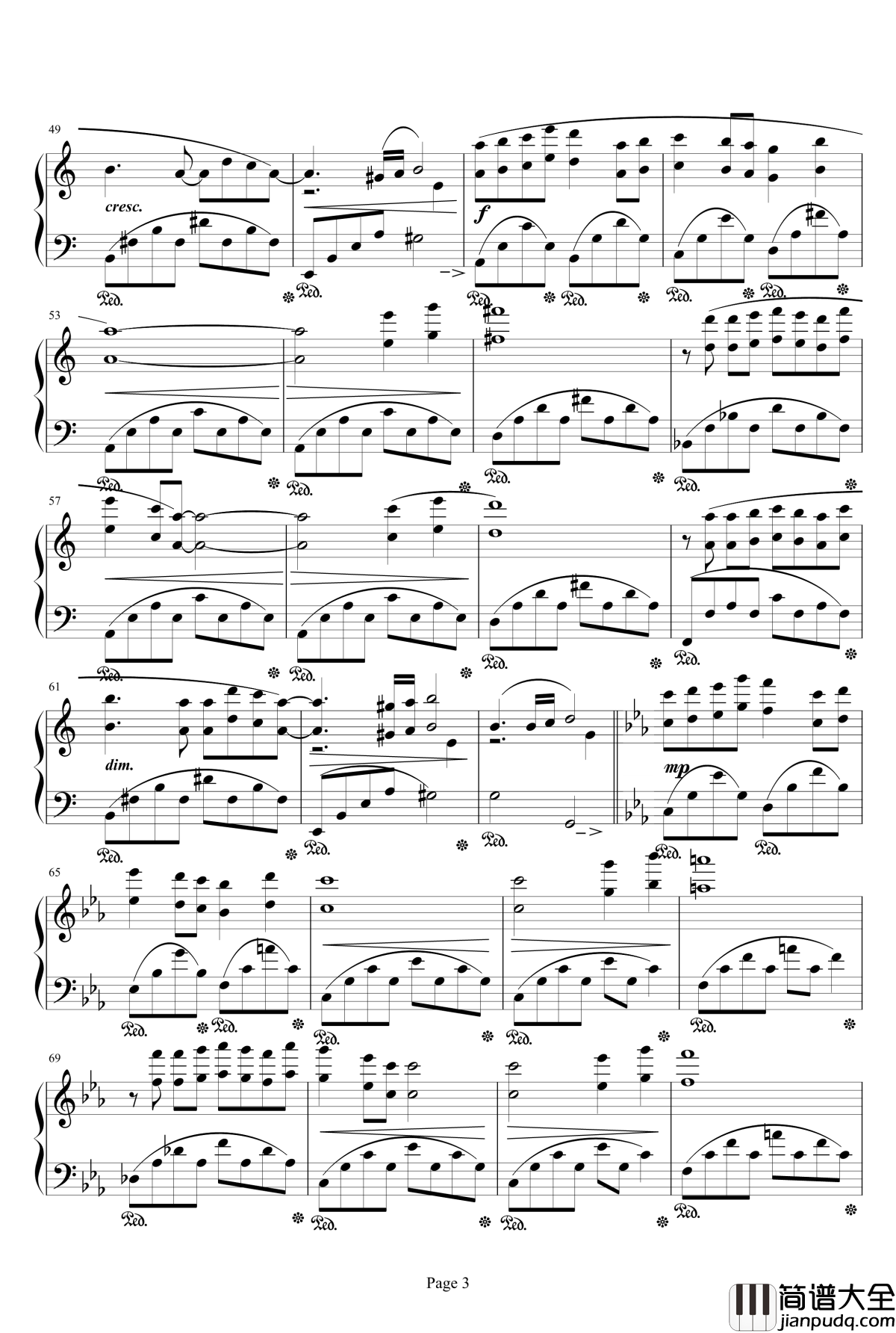 最终幻想FF2古城_钢琴谱_古城_最终幻想