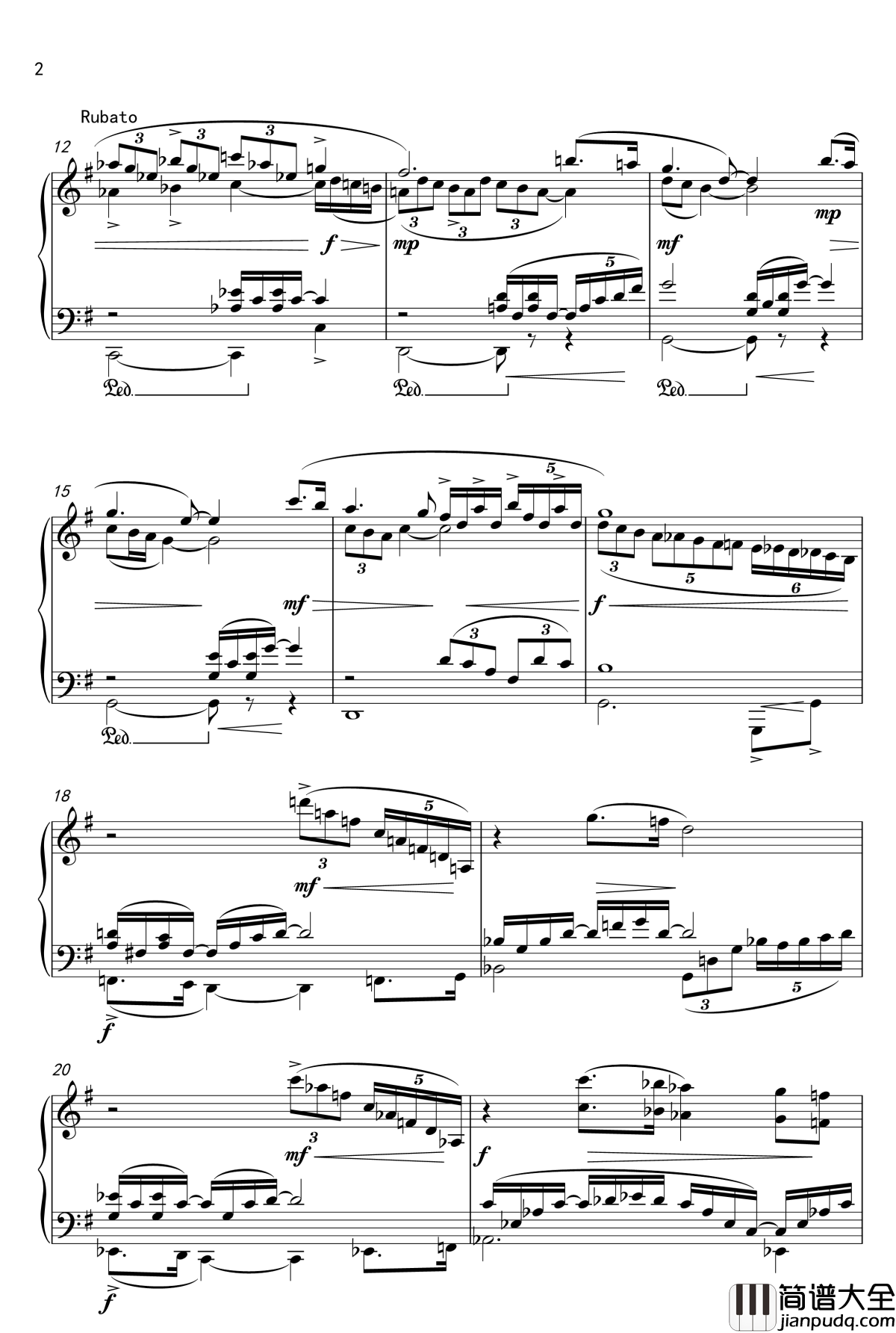 前奏曲钢琴谱_曲乐曲乐乐