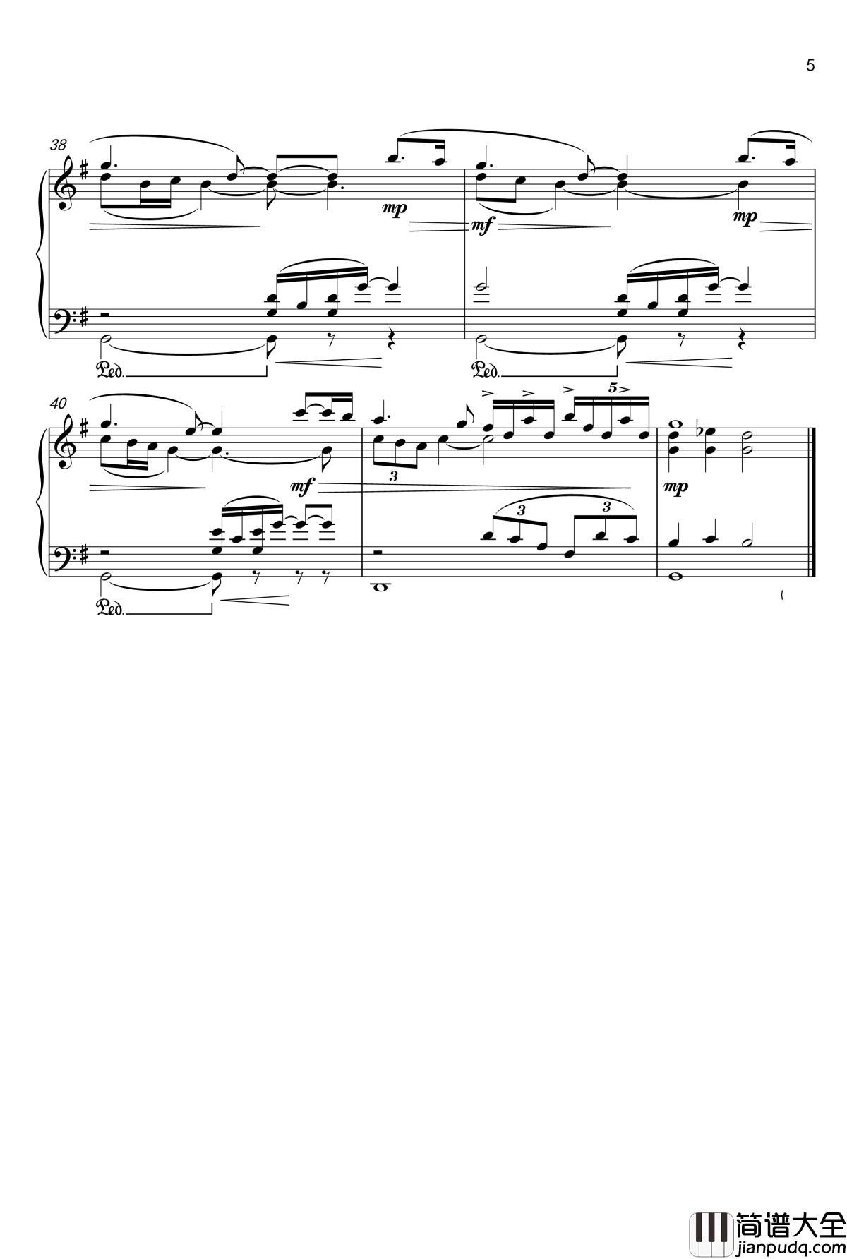 前奏曲钢琴谱_曲乐曲乐乐