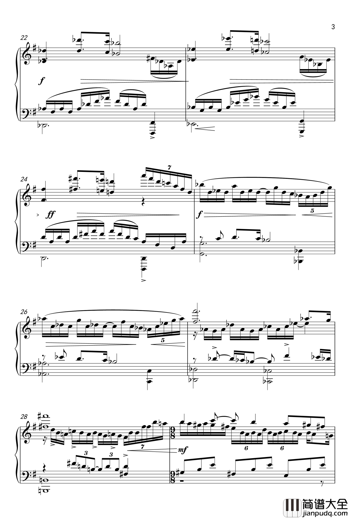 前奏曲钢琴谱_曲乐曲乐乐