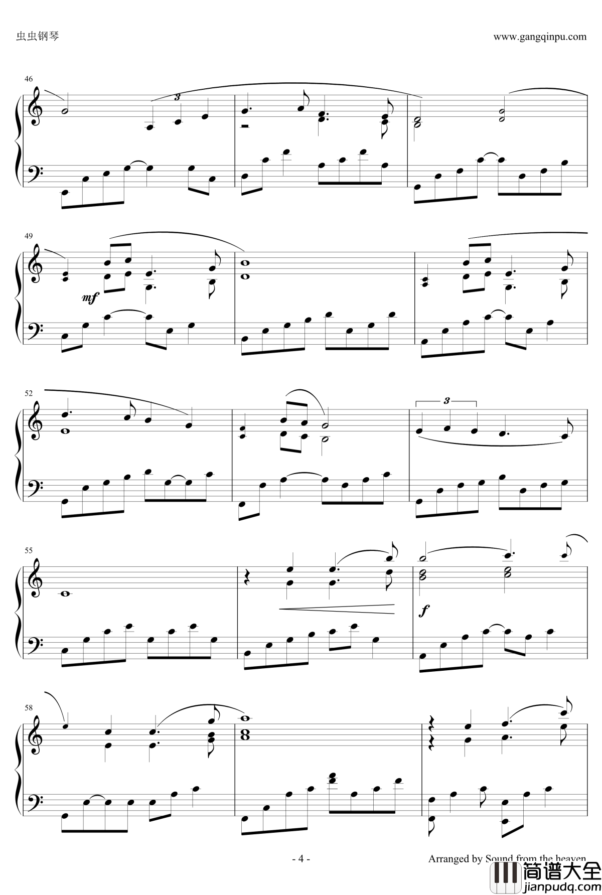 Safe_in_Your_Embrace钢琴谱_Kevin_Kern