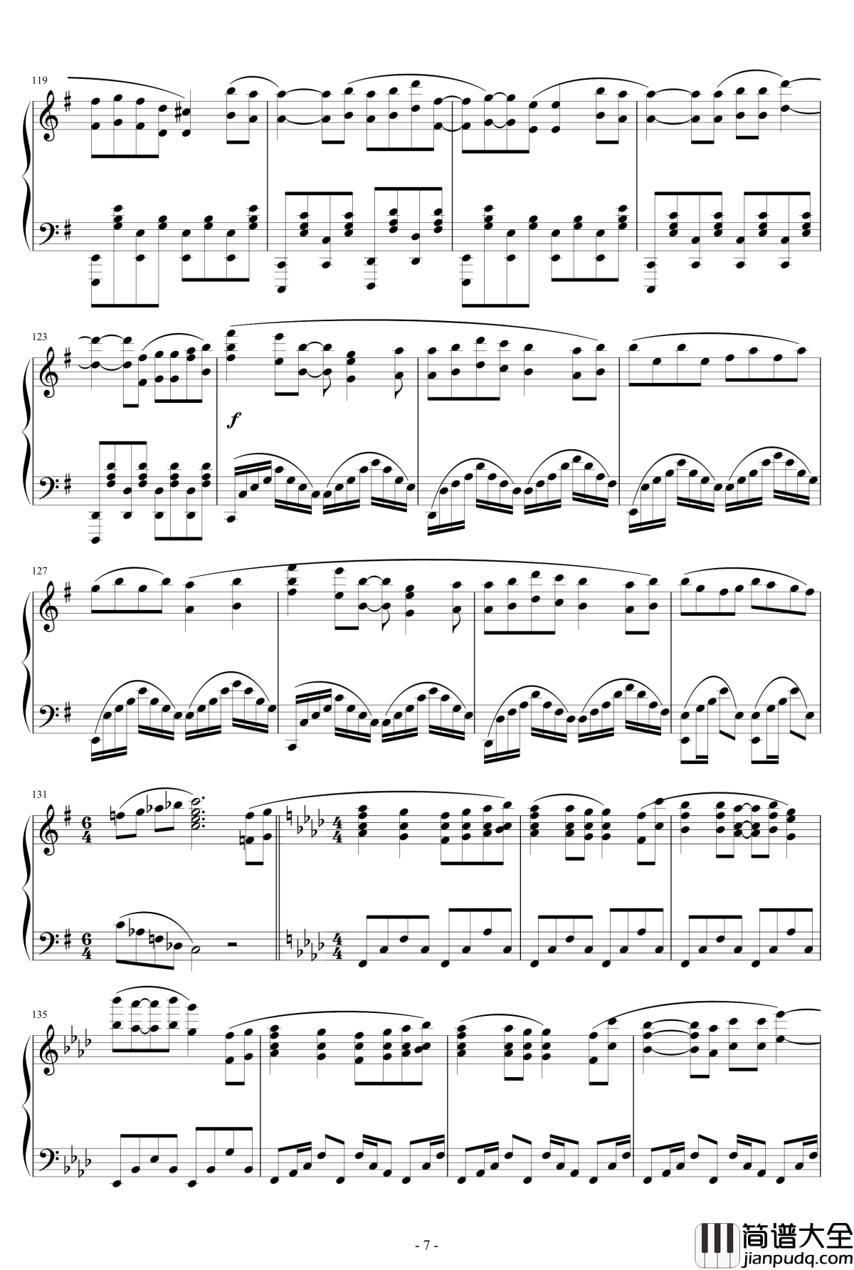 Oblivious第一章主题歌钢琴谱_空之境界